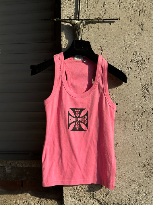 WEST COAST CHOPPERS PINK TANK TOP