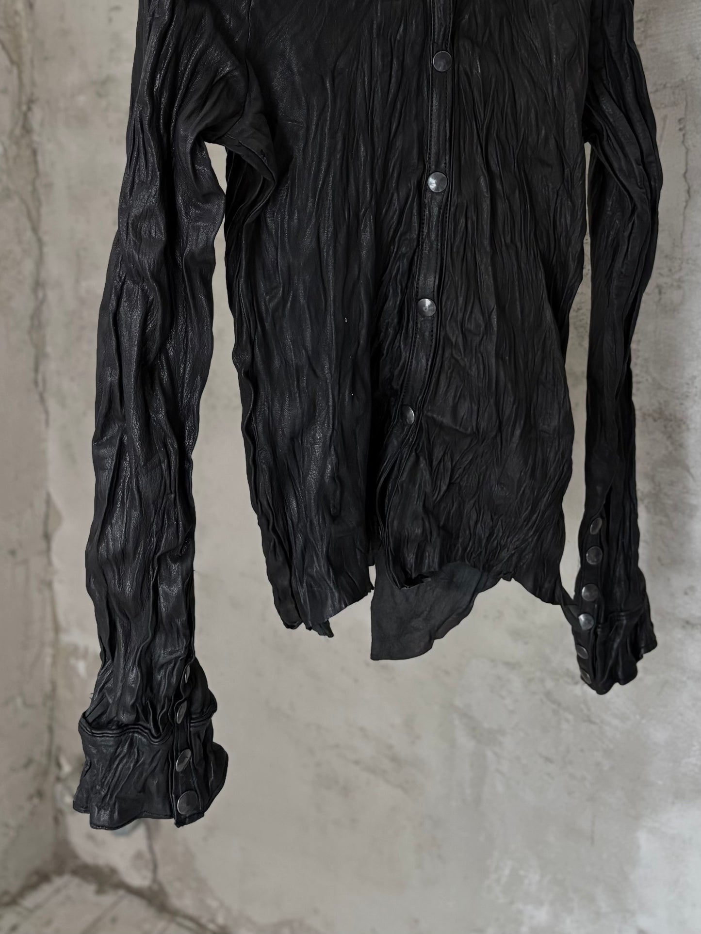 ALEKSANDER CECCO “ARMONYEN” HANDMADE LEATHER SHIRT
