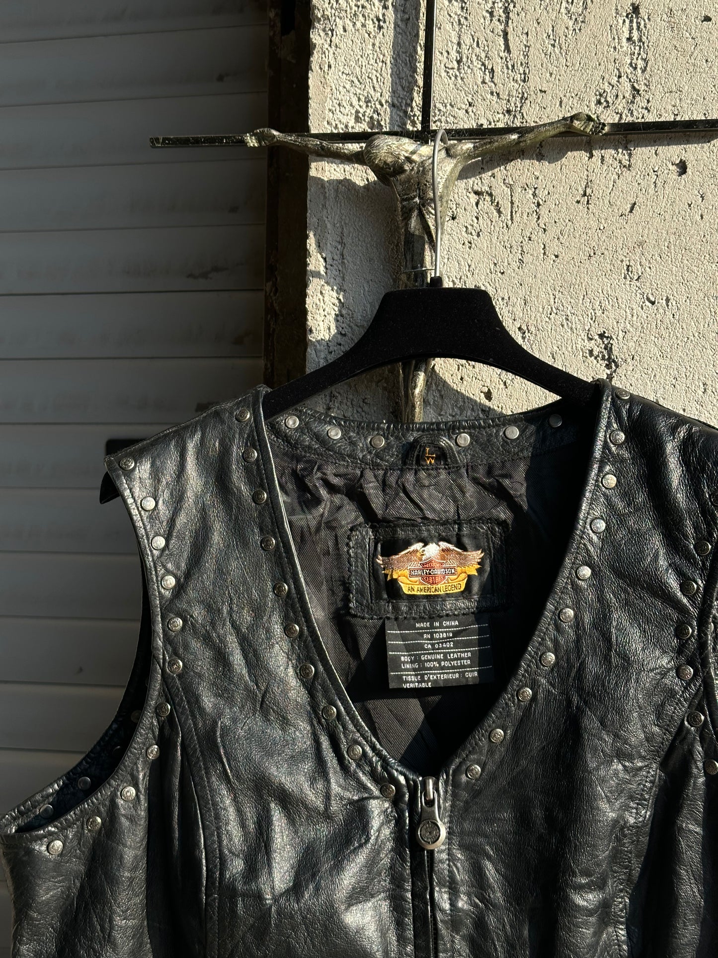 HARLEY DAVIDSON LEATHER VEST