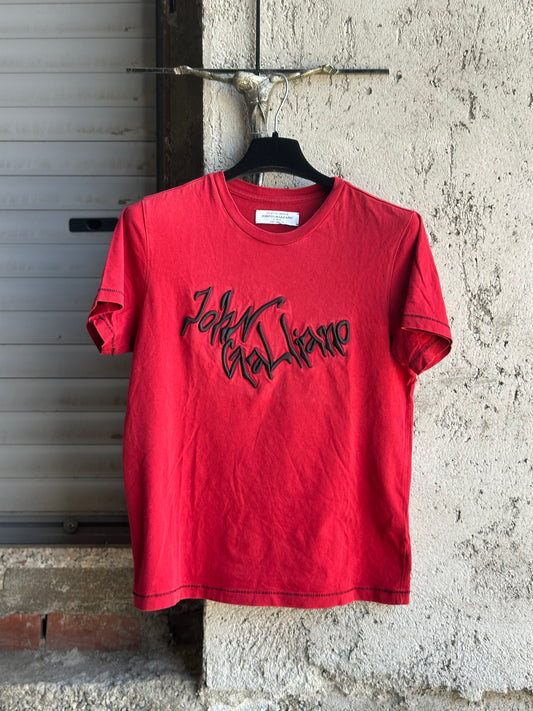 JOHN GALLIANO RED T-SHIRT