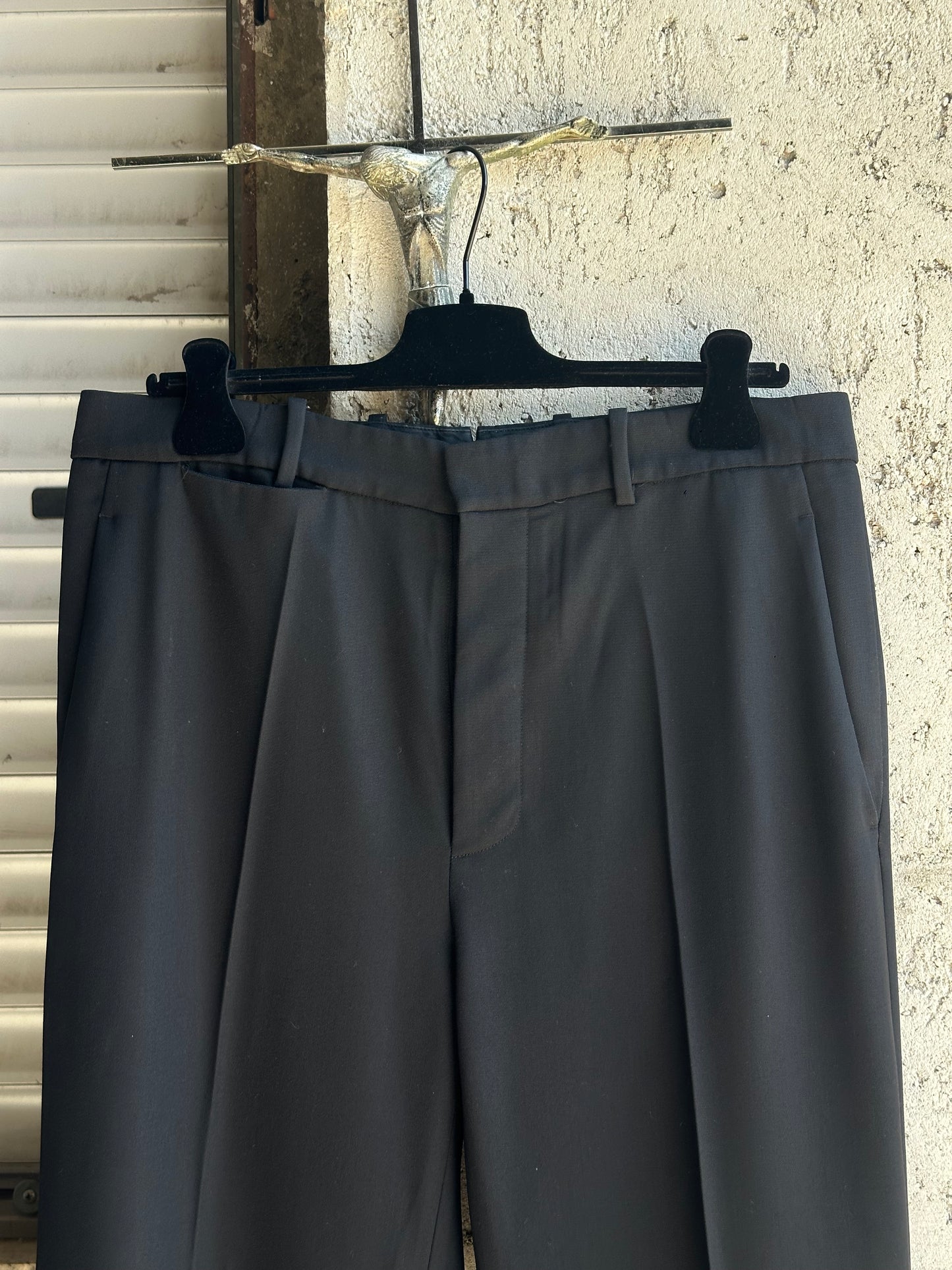 ANN DEMEULEMEESTER CLASSIC STRAIGHT-LEG TROUSERS
