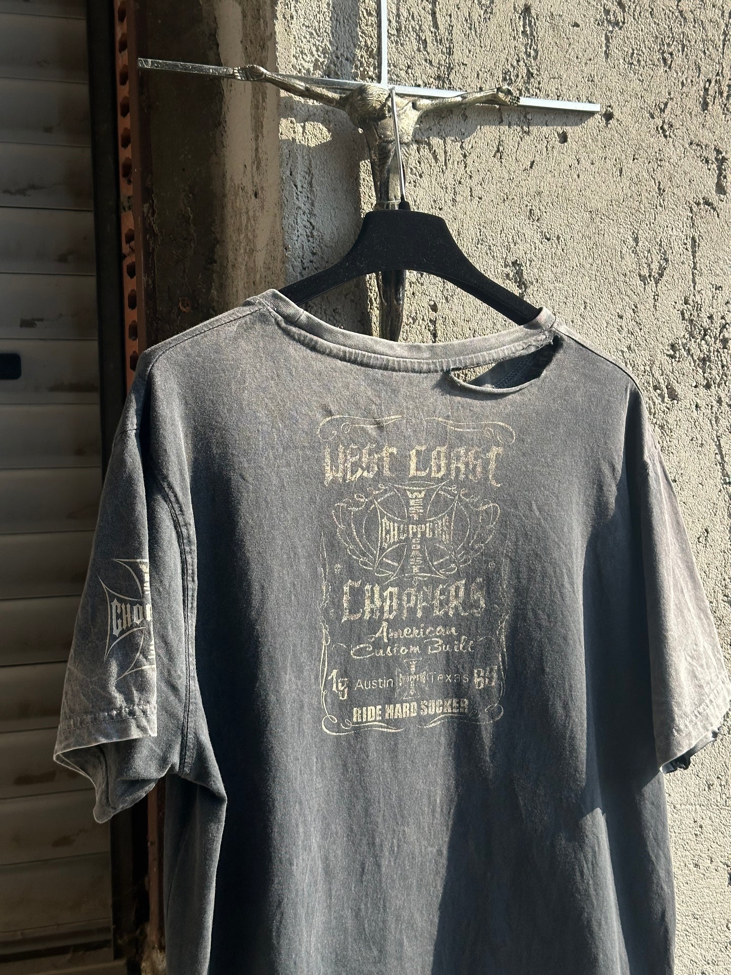 WEST COAST CHOPPERS DISTRESSED T-SHIRT