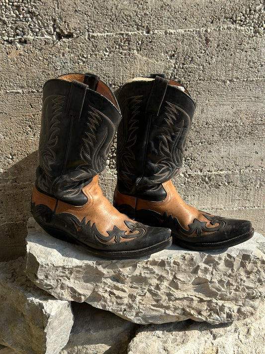 TEXAN WASHED LEATHER BOOTS