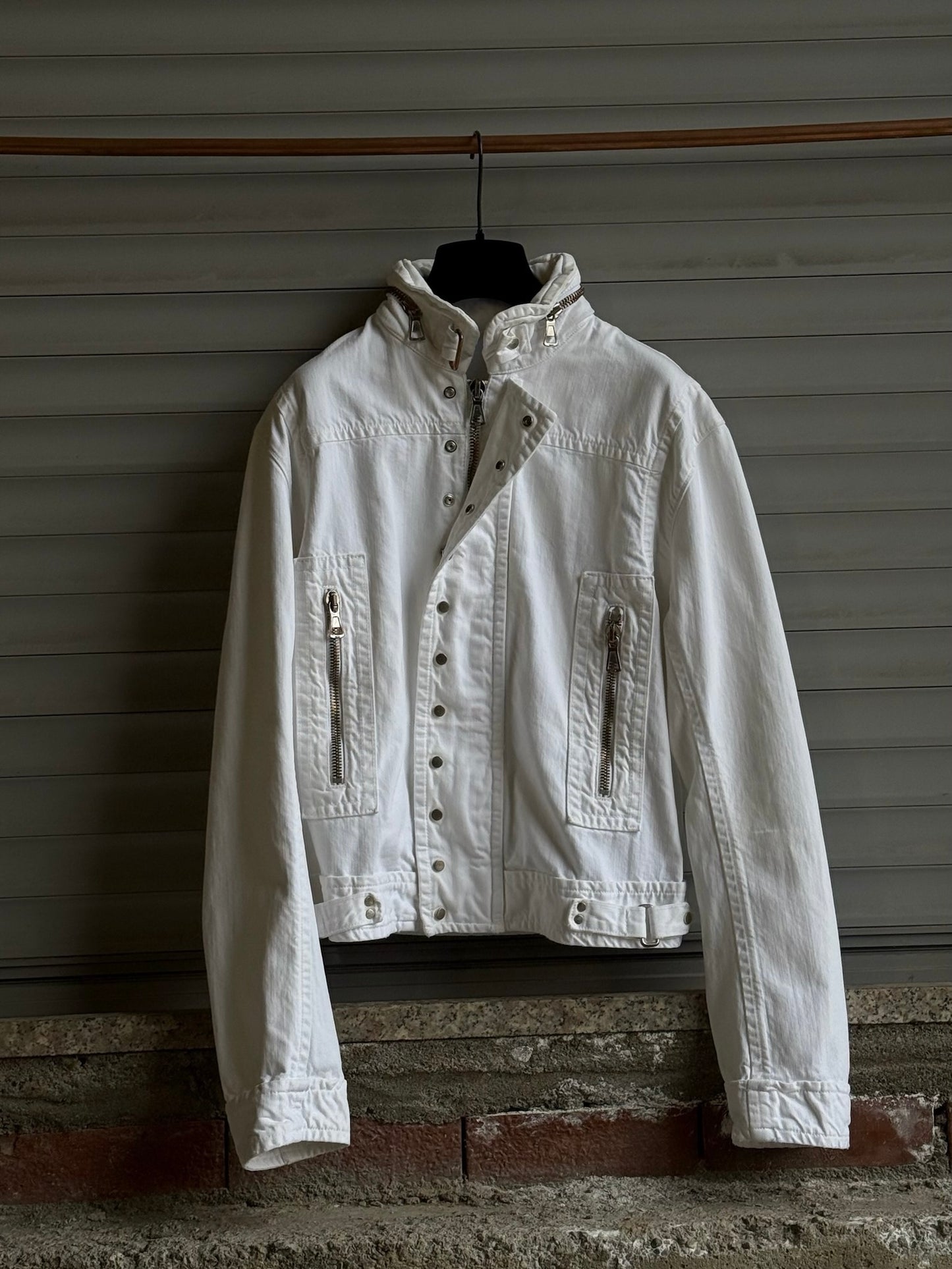 DSQUARED2 WHITE JERSEY BIKER