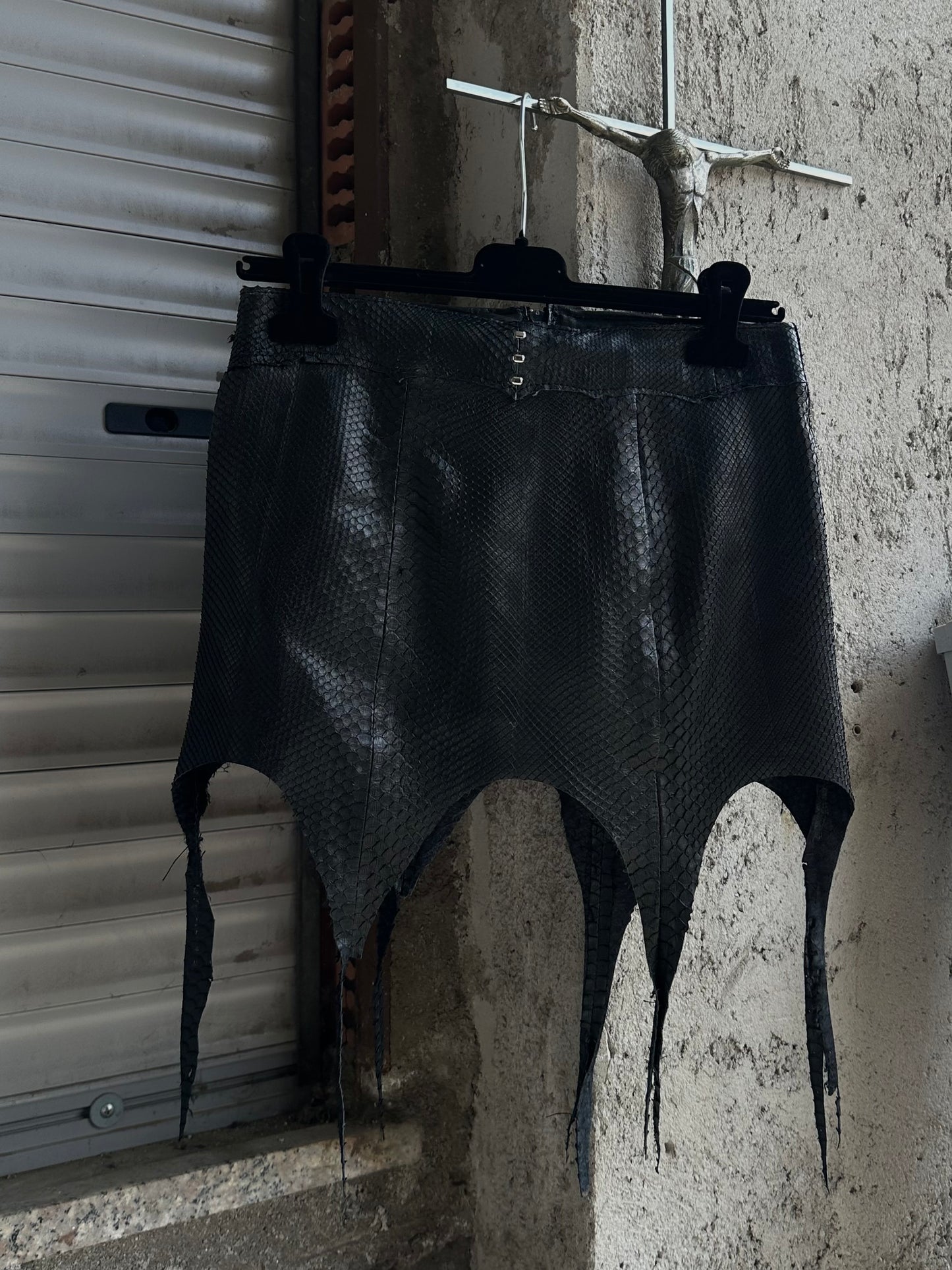 ALEKSANDER CECCO “SEVERYA” HANDMADE PYTHON SKIRT