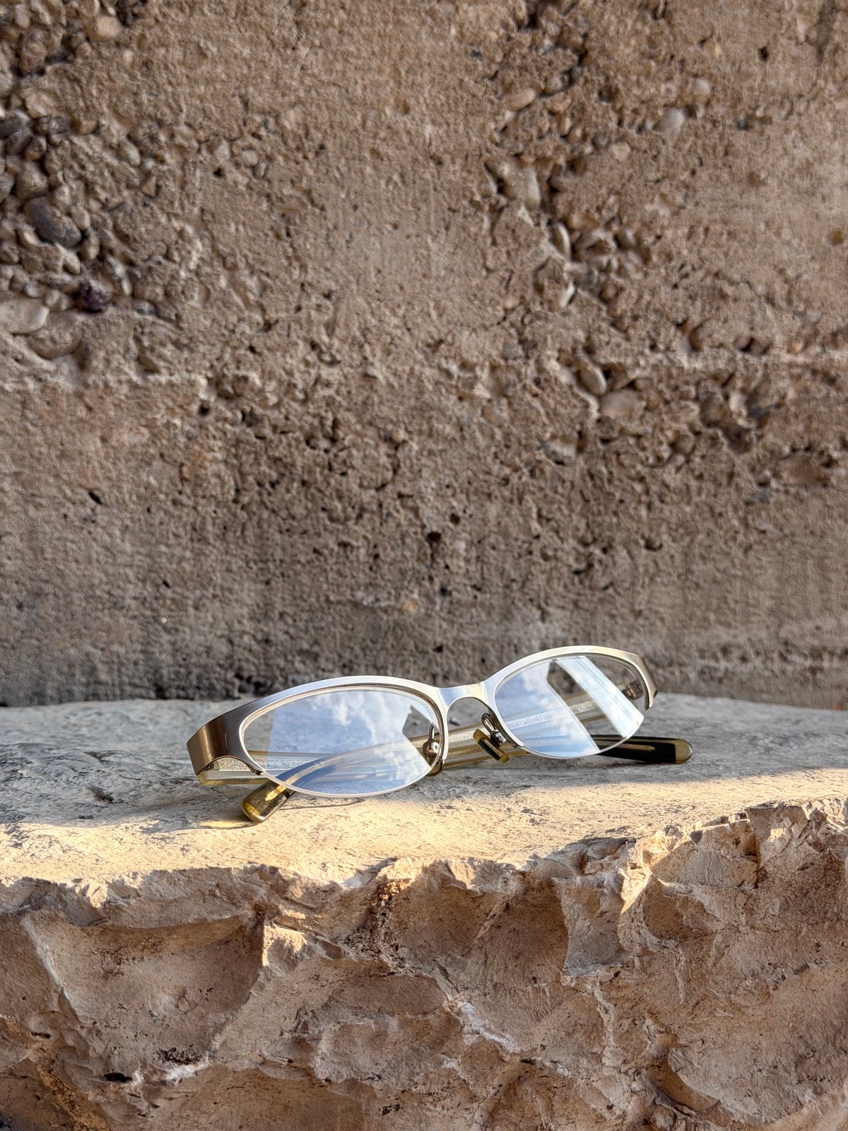 MIU MIU SILVER GLASSES