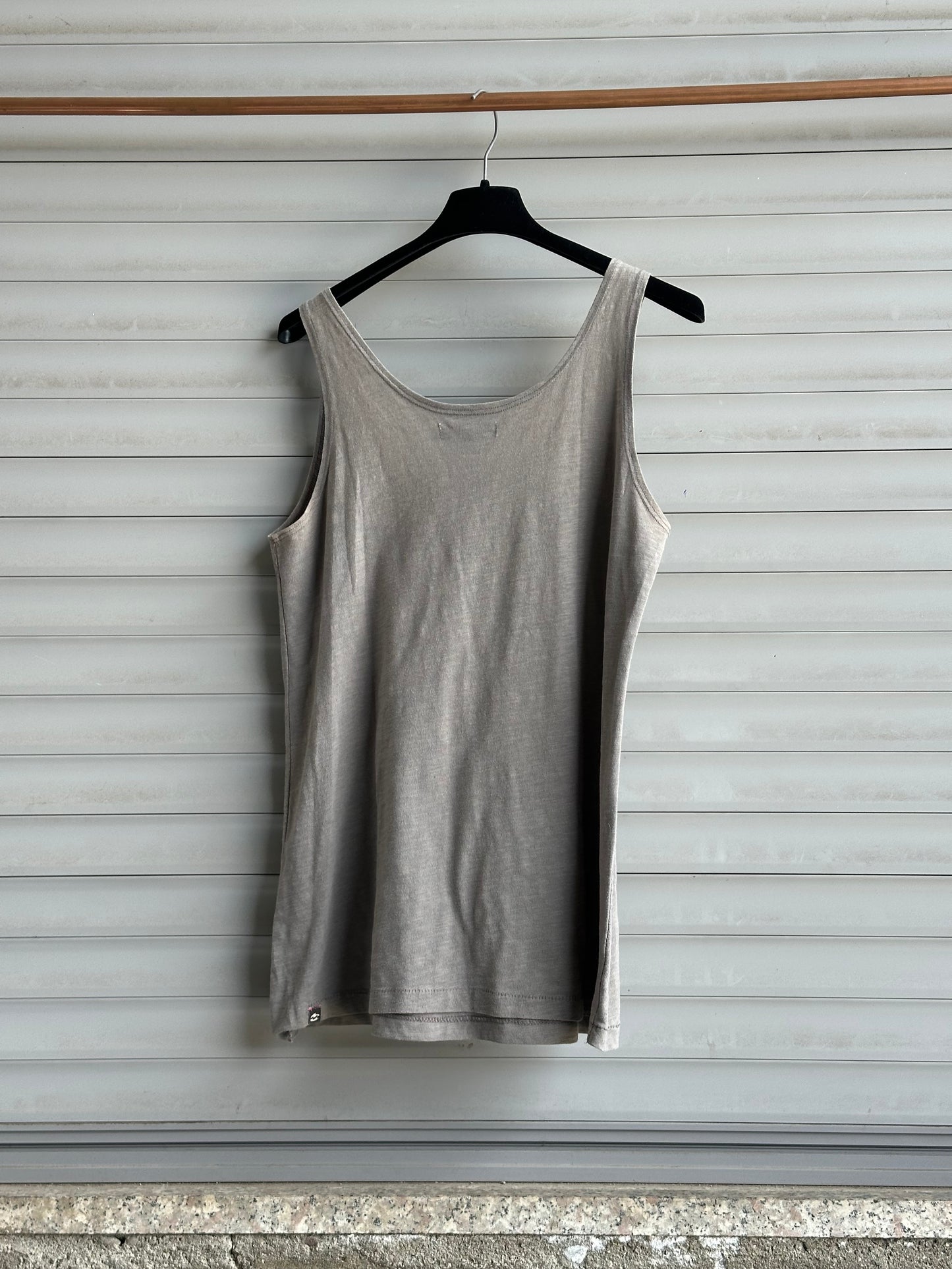 SKULL GREY TANK TOP
