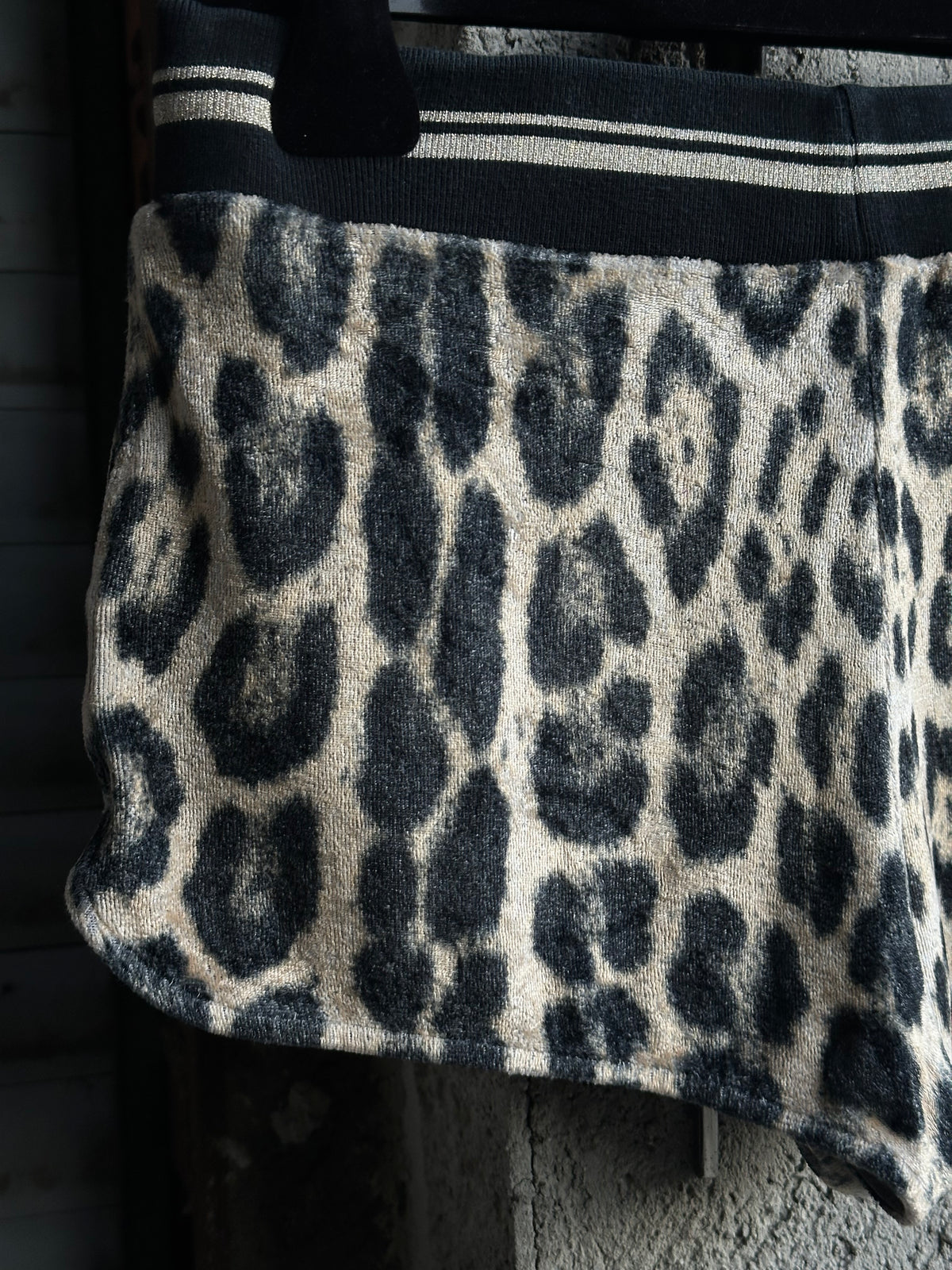 ROBERTO CAVALLI LEOPARD MINI SHORTS