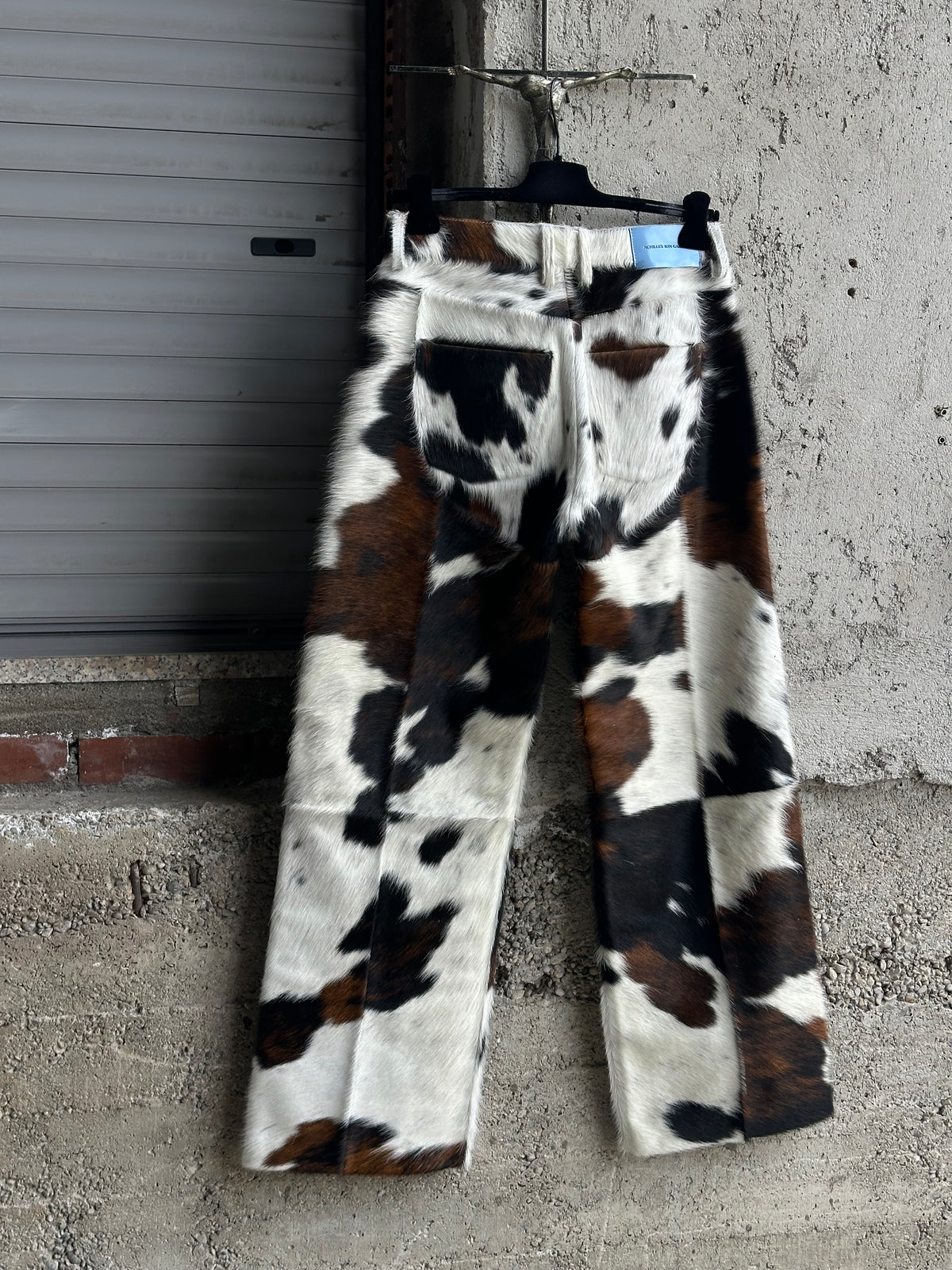 ION ACHILLES GABRIEL COWHIDE BAGGY PANTS