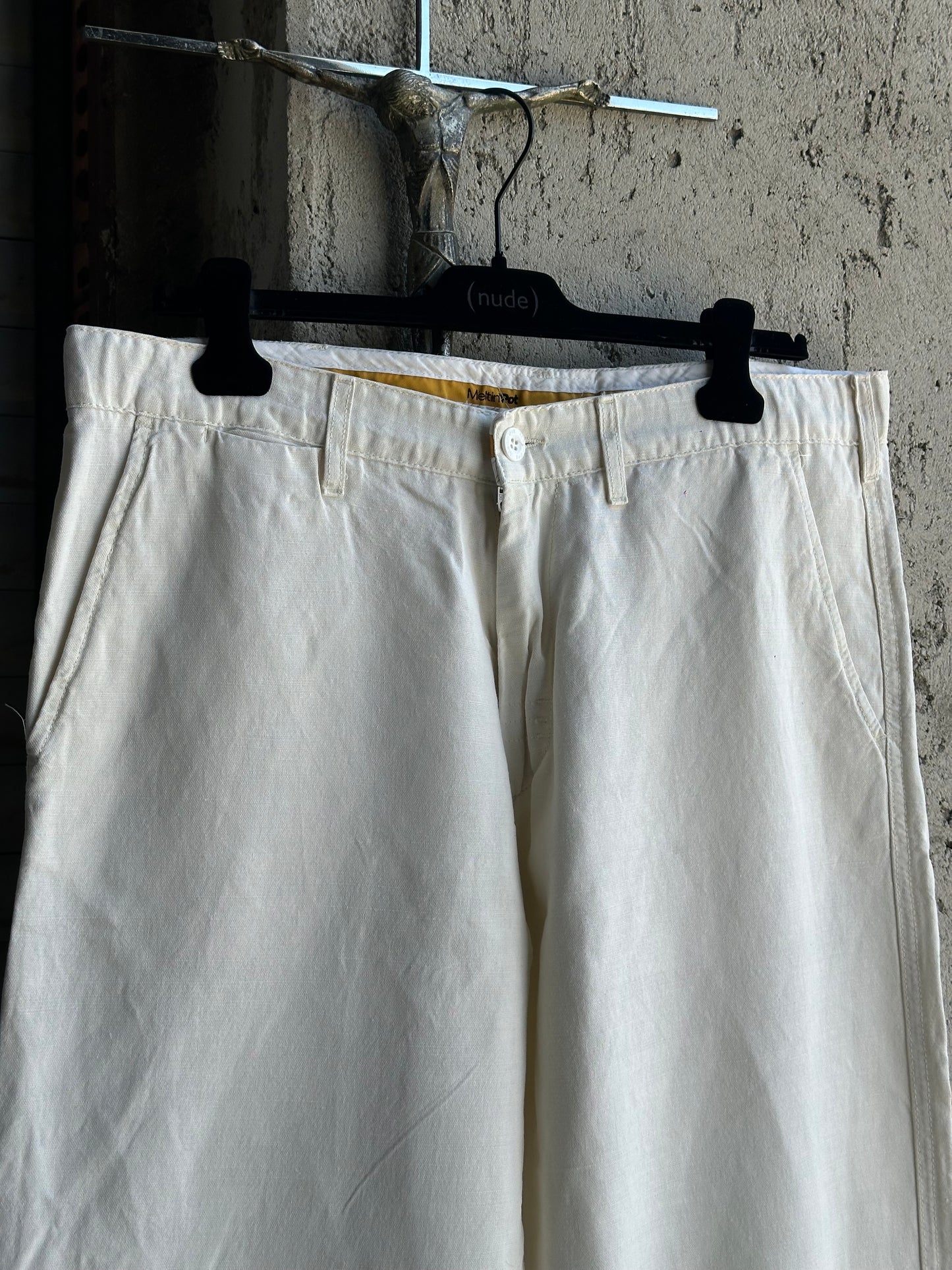 LINEN WITHE CO-ORD SET