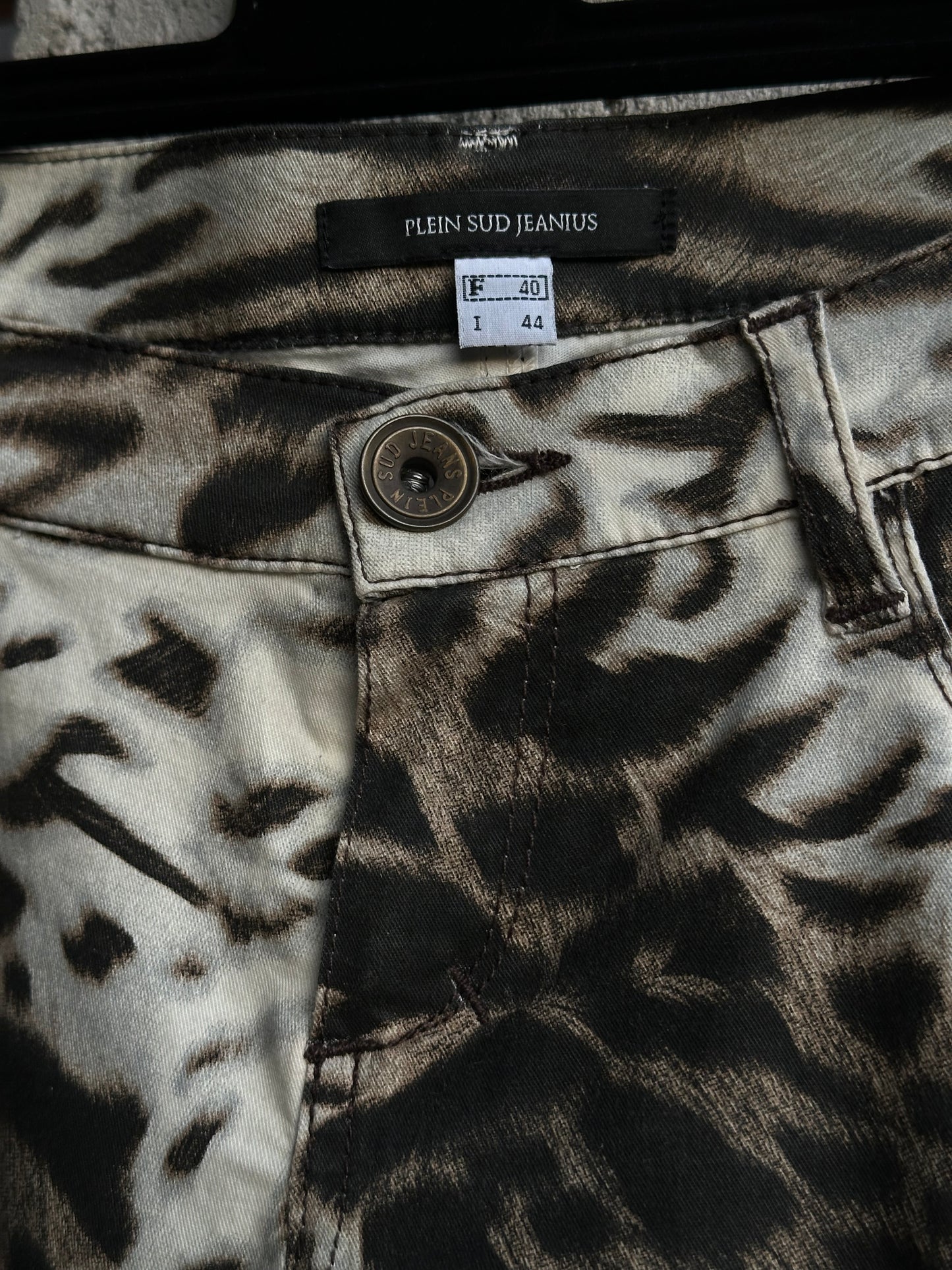 PLEIN SUD ANIMALIER COTTON PANTS