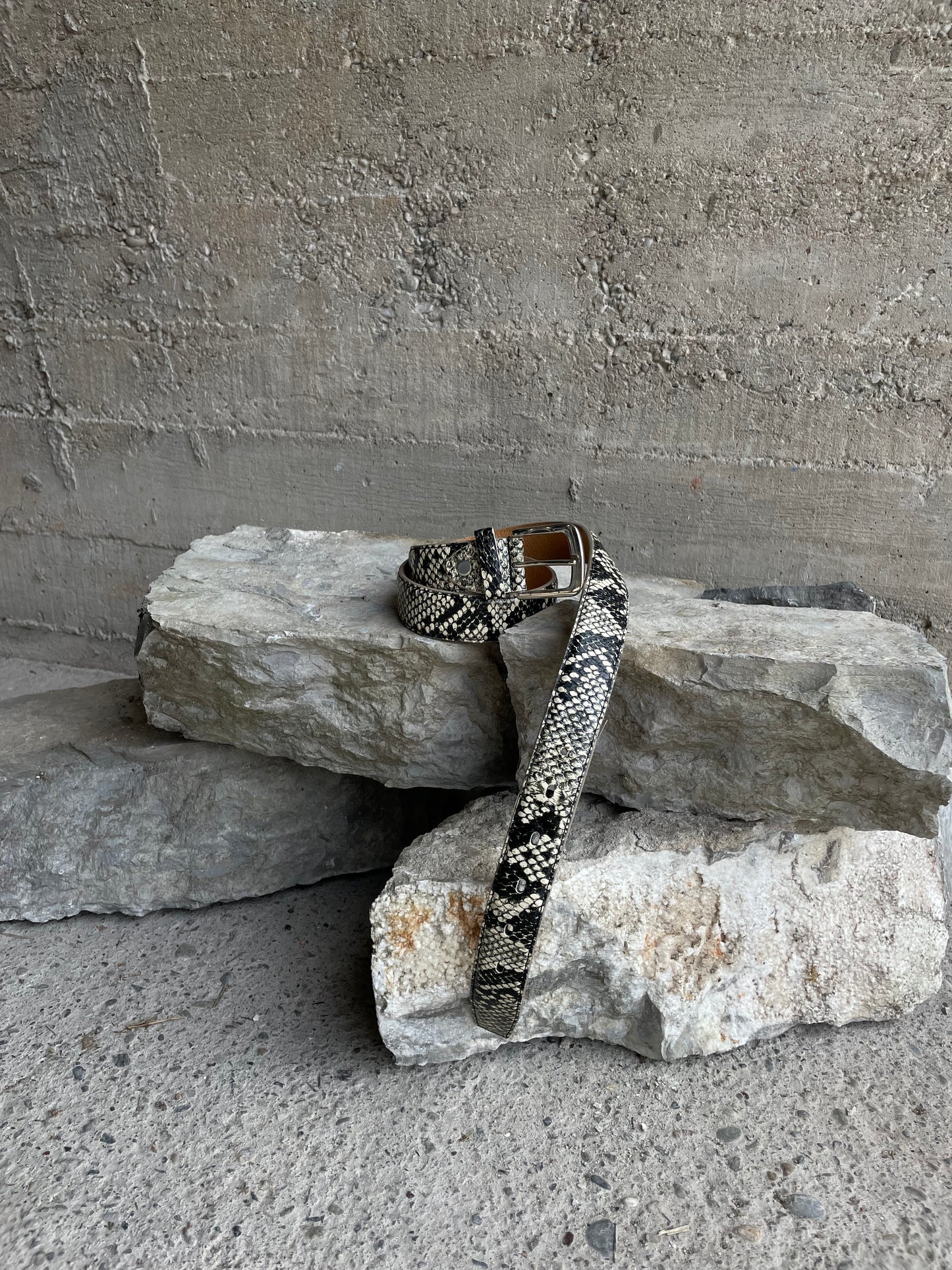 CINTURA PITONE VERDE