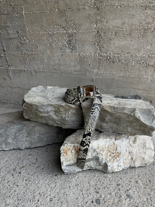 CINTURA PITONE VERDE