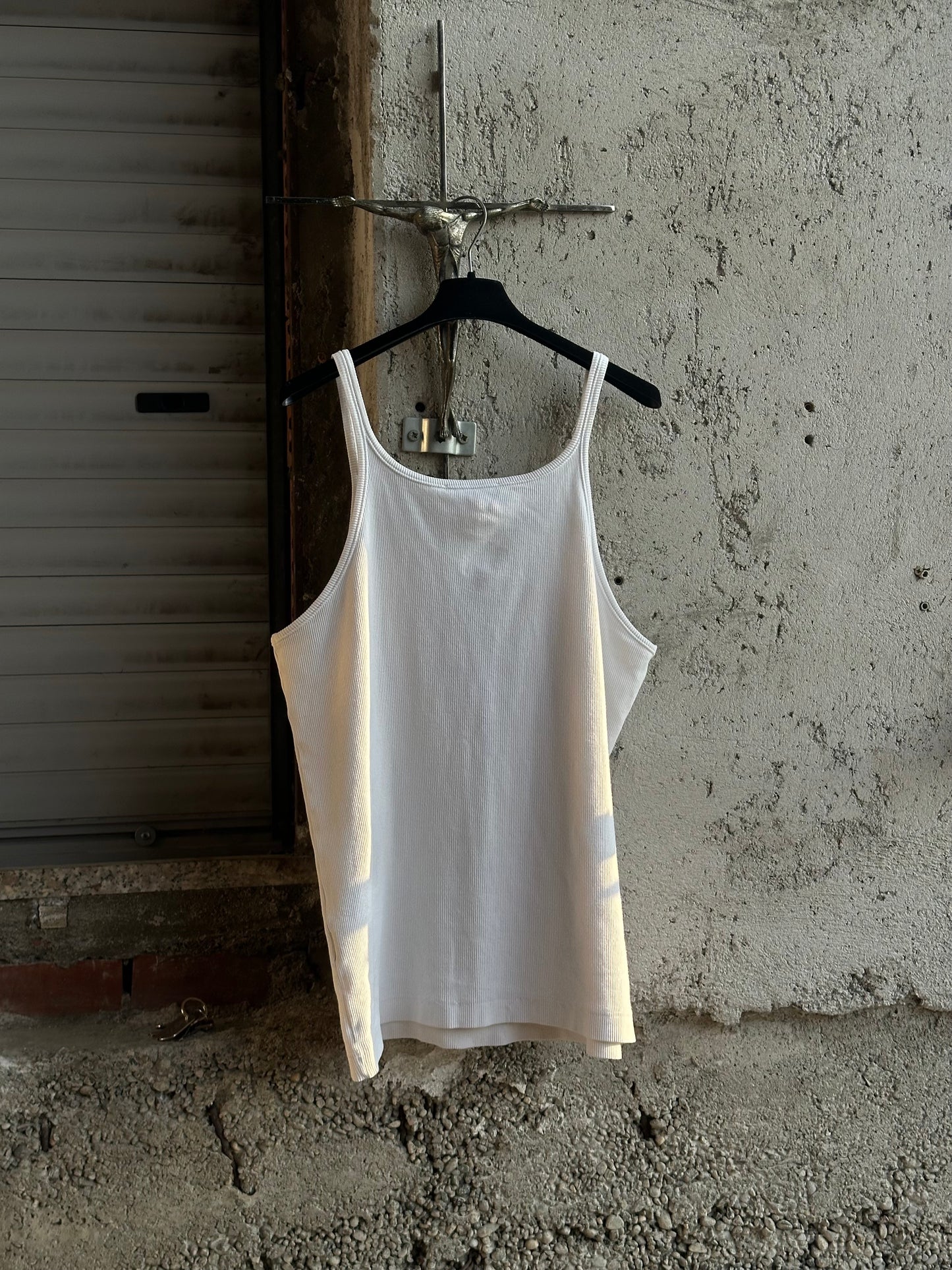 DOLCE & GABBANA WHITE TANK TOP