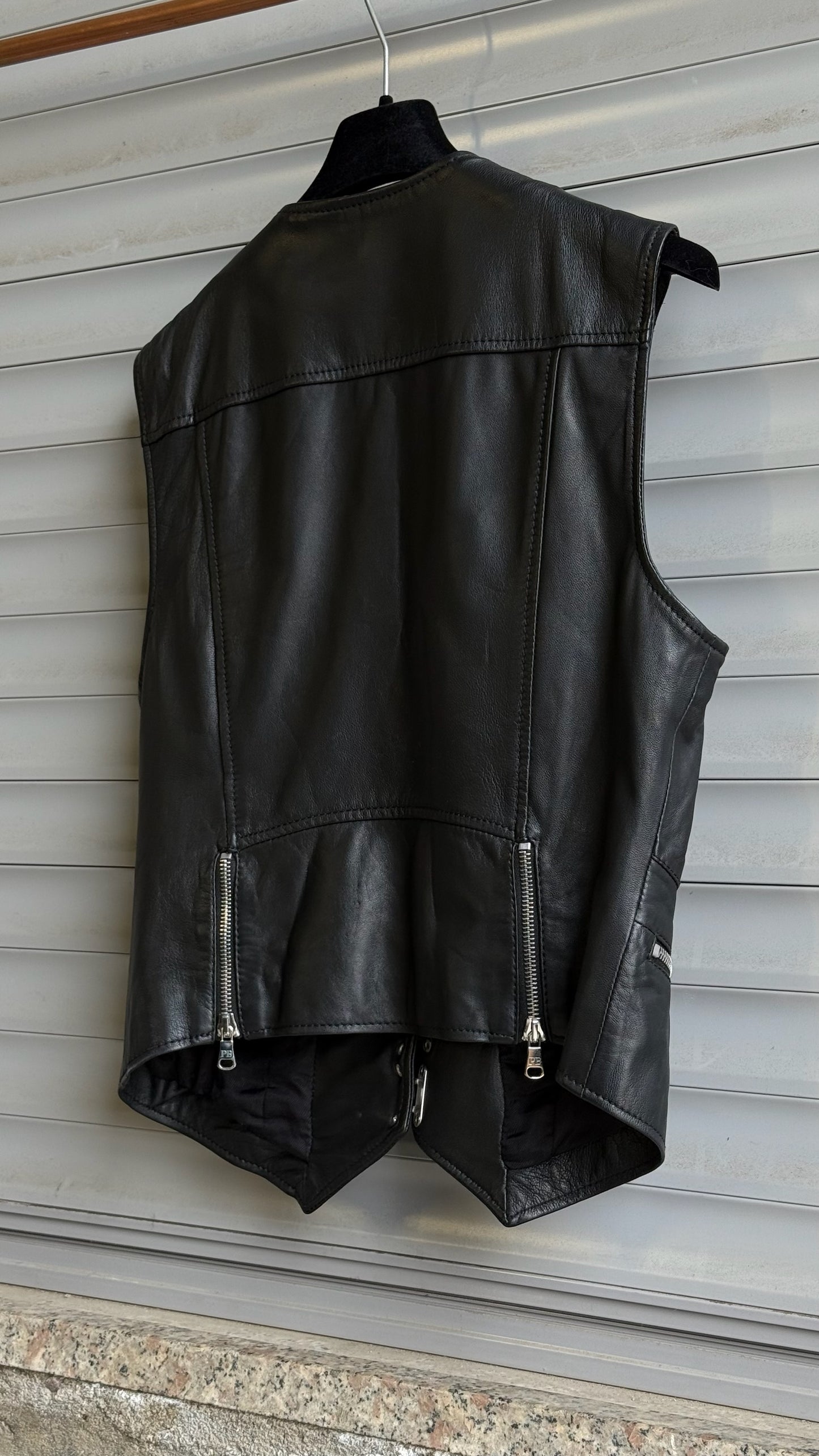 BALMAIN LEATHER VEST