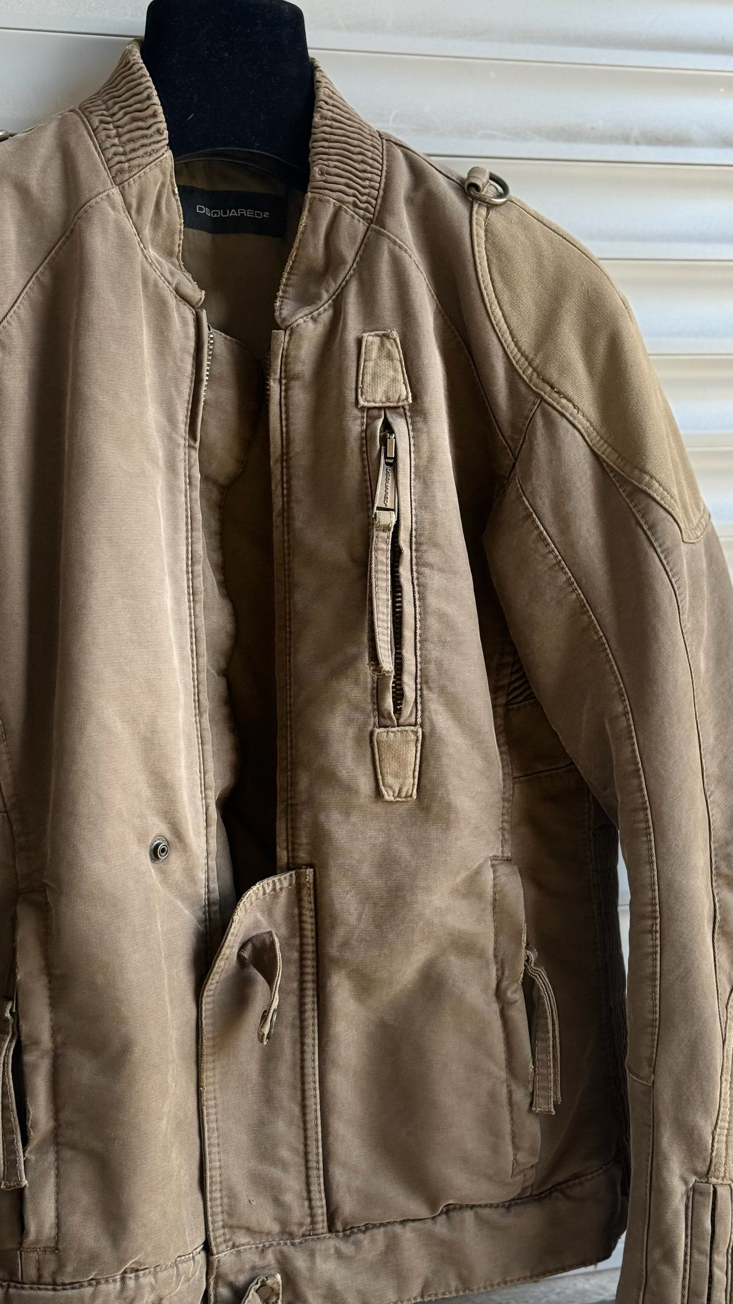 DSQUARED2 JERSEY MOTOR BOMBER
