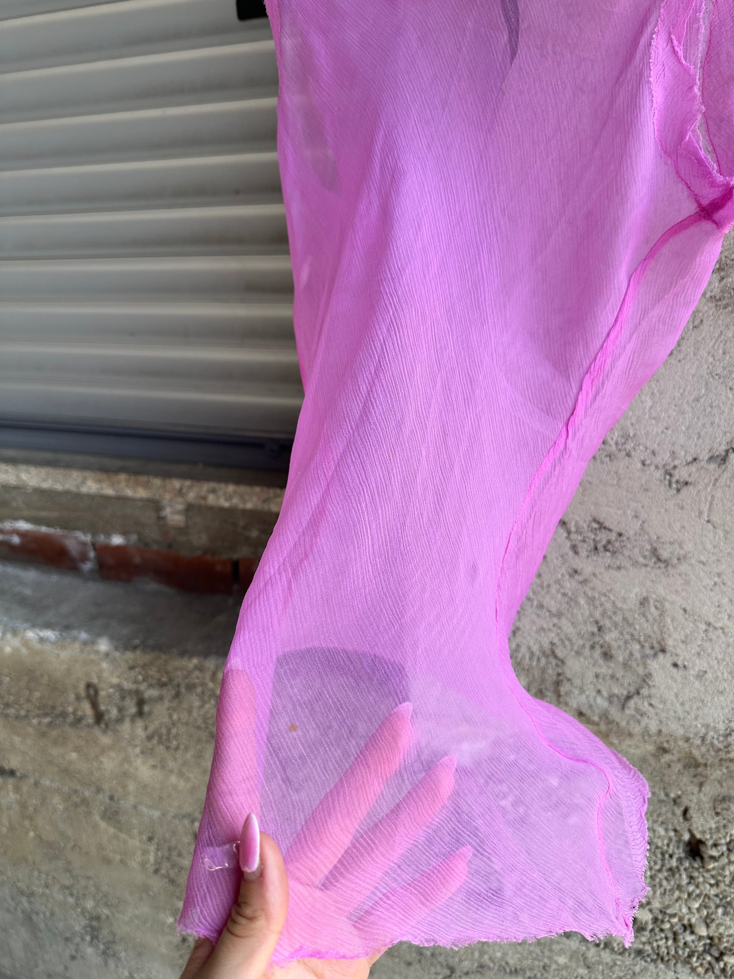 MALLONI TRANSPARENT PINK TANK TOP
