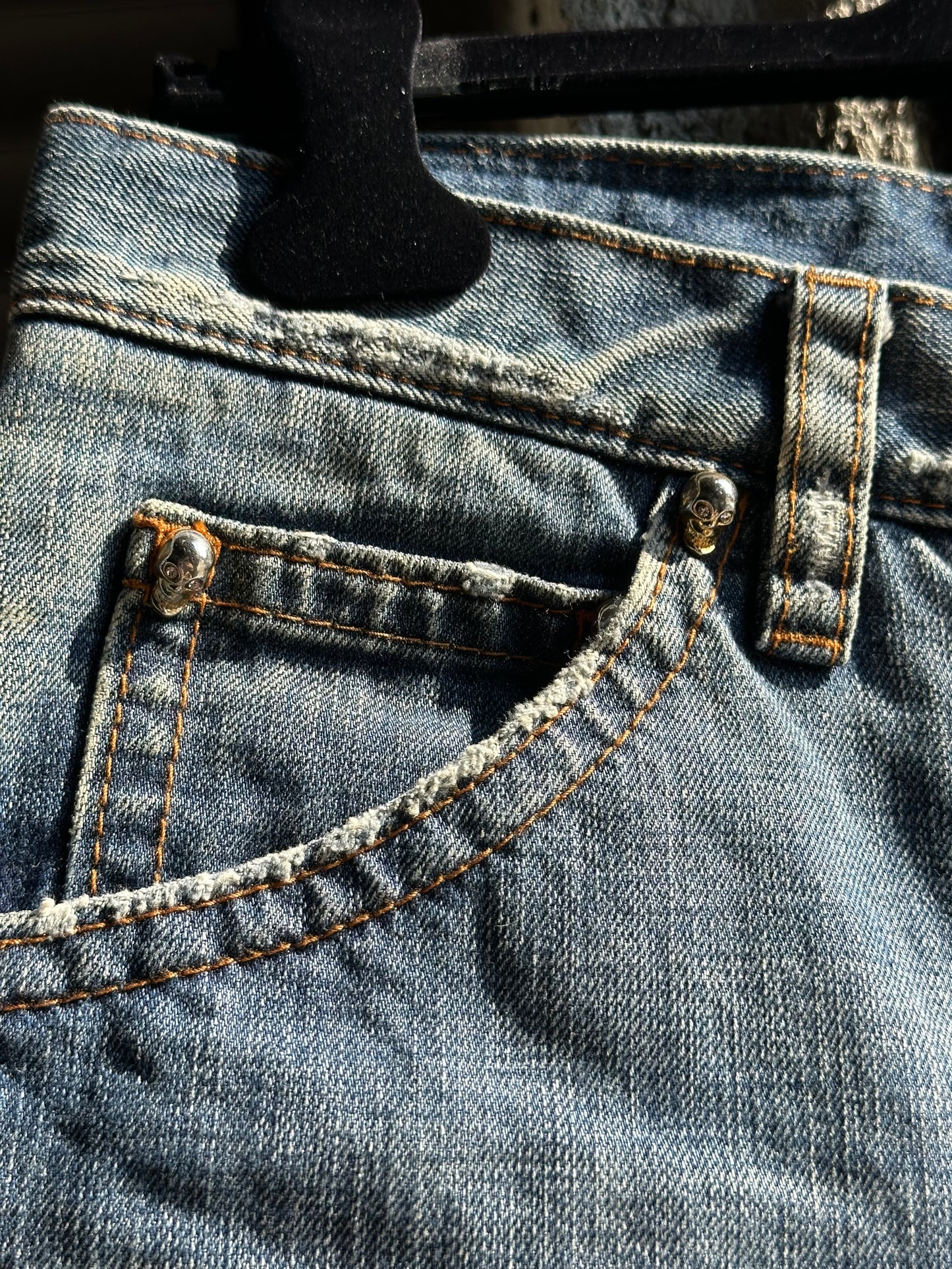 DSQUARED2 FAITH DENIM JORTS