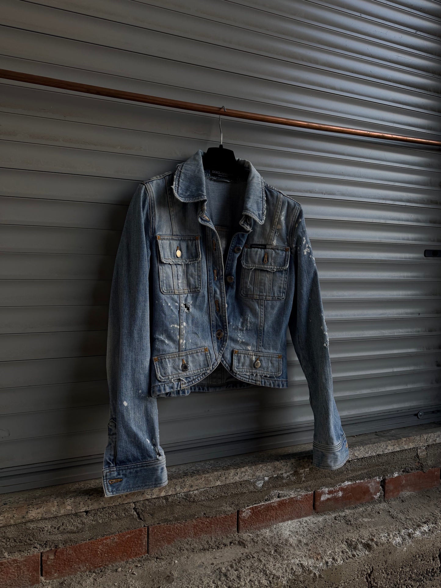 DOLCE & GABBANA DENIM BLAZER