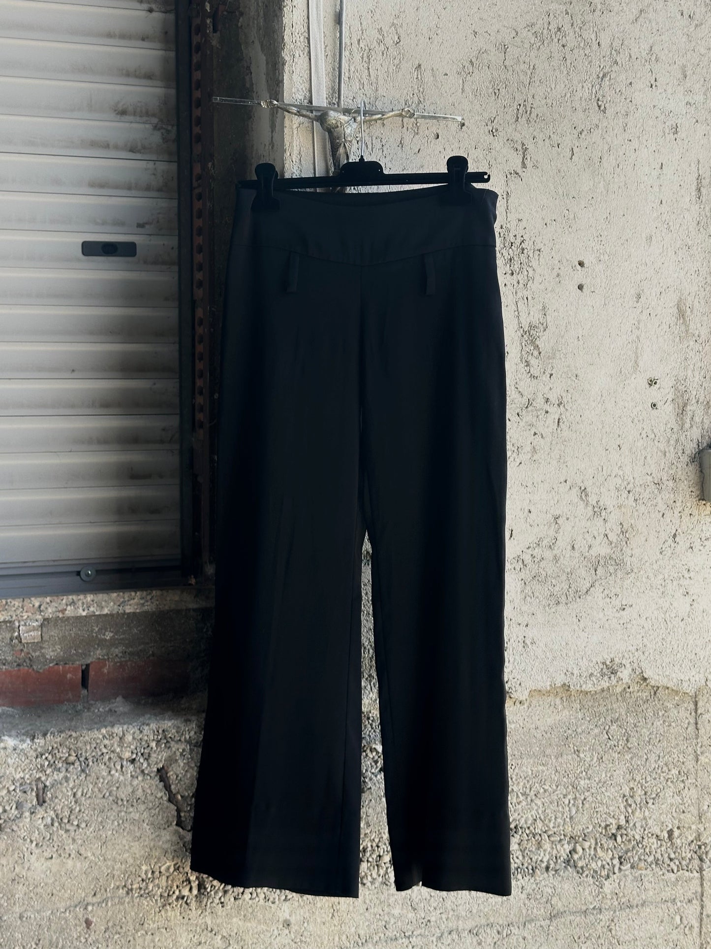 DOLCE & GABBANA LOW WAIST BLACK PANTS