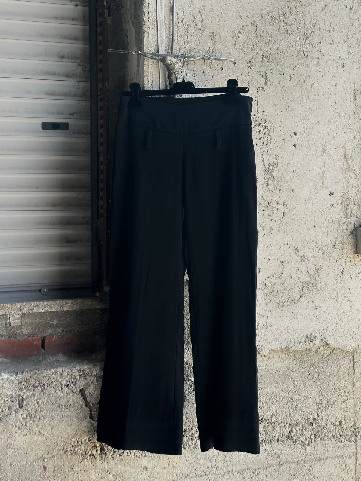 DOLCE & GABBANA LOW WAIST BLACK PANTS