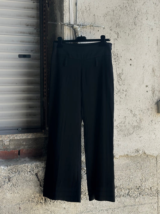 DOLCE & GABBANA LOW WAIST BLACK PANTS