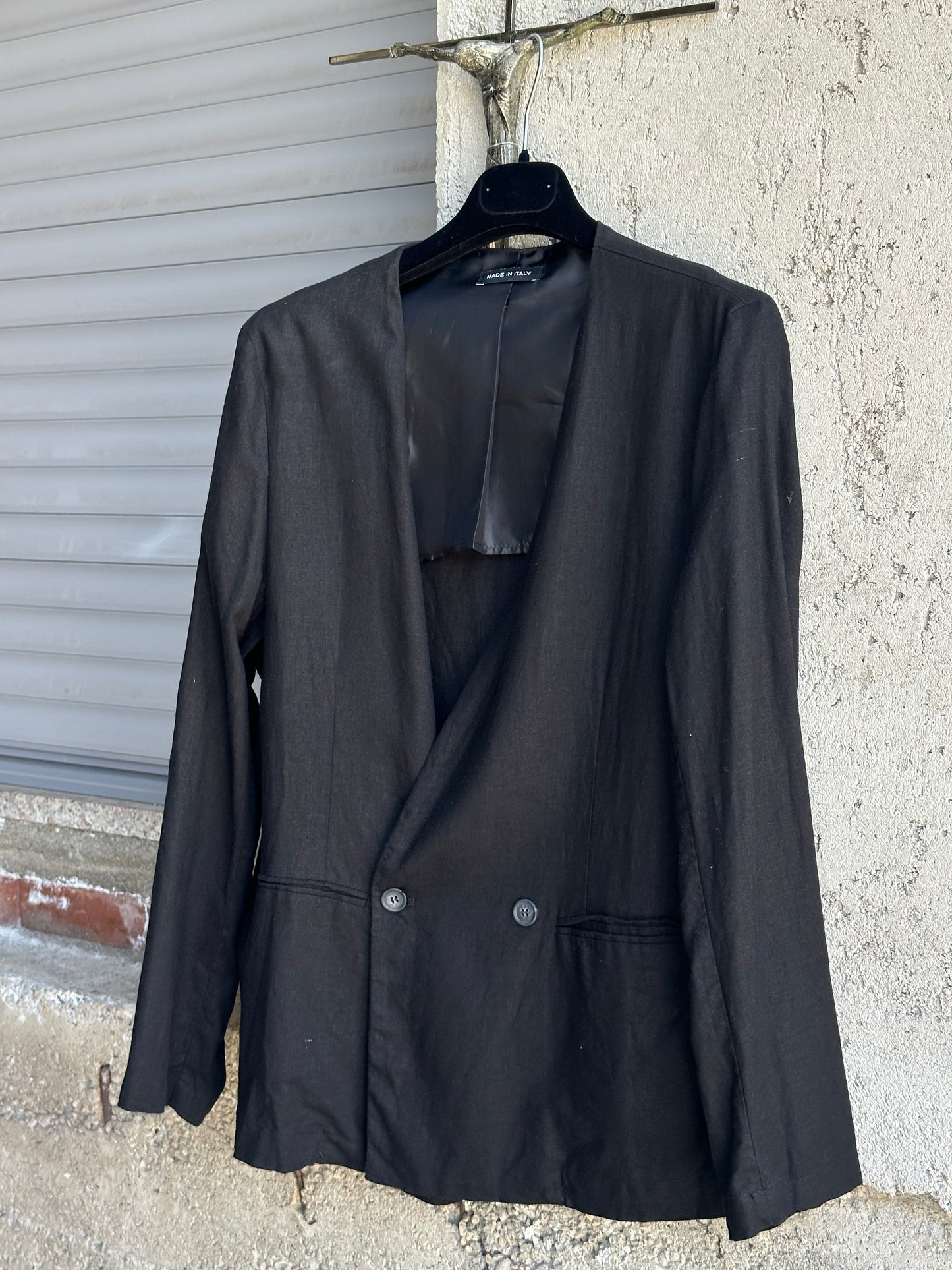 LINEN BLACK CO-ORD SET
