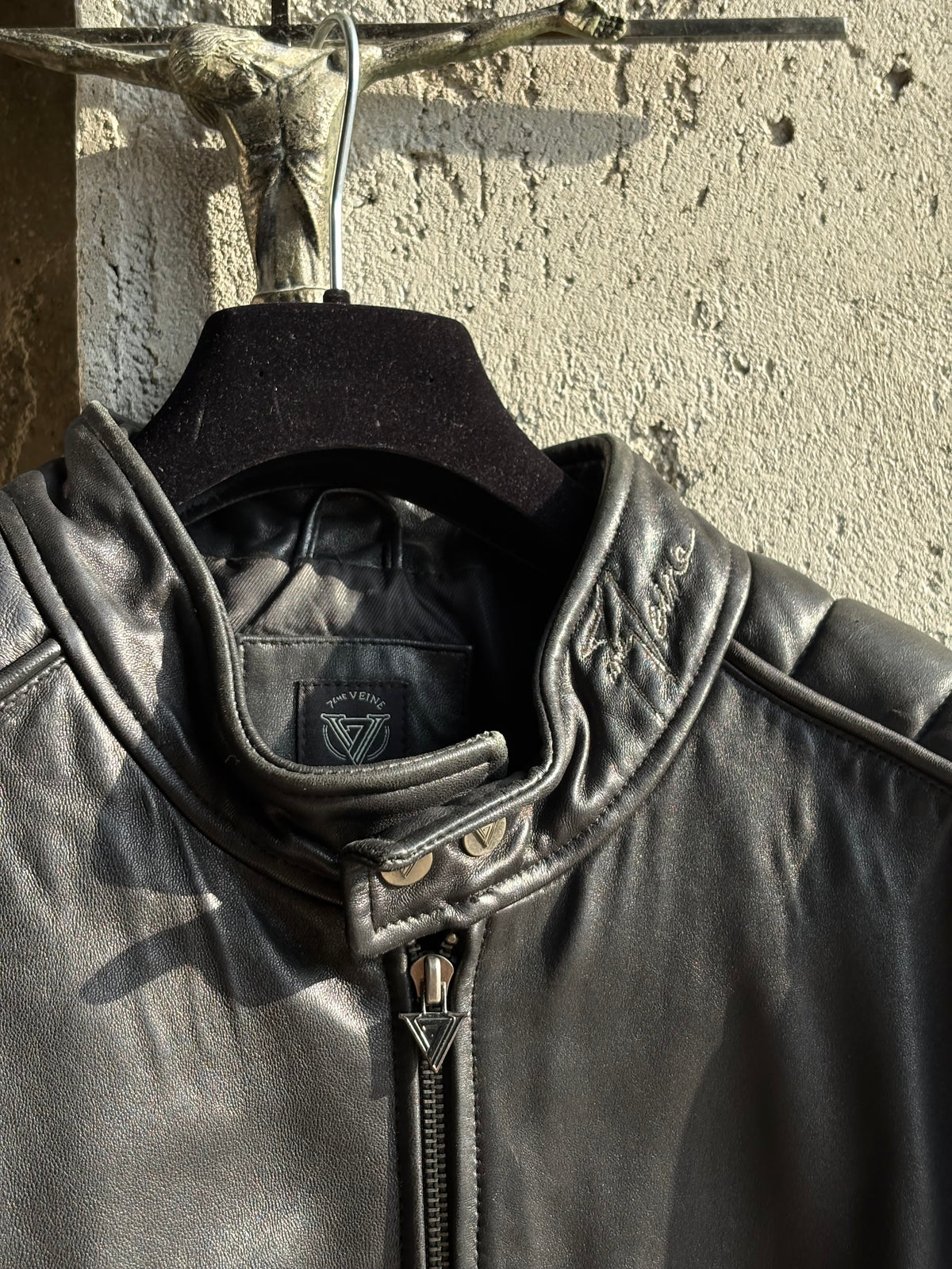 MOTOR CUSHY LEATHER JACKET