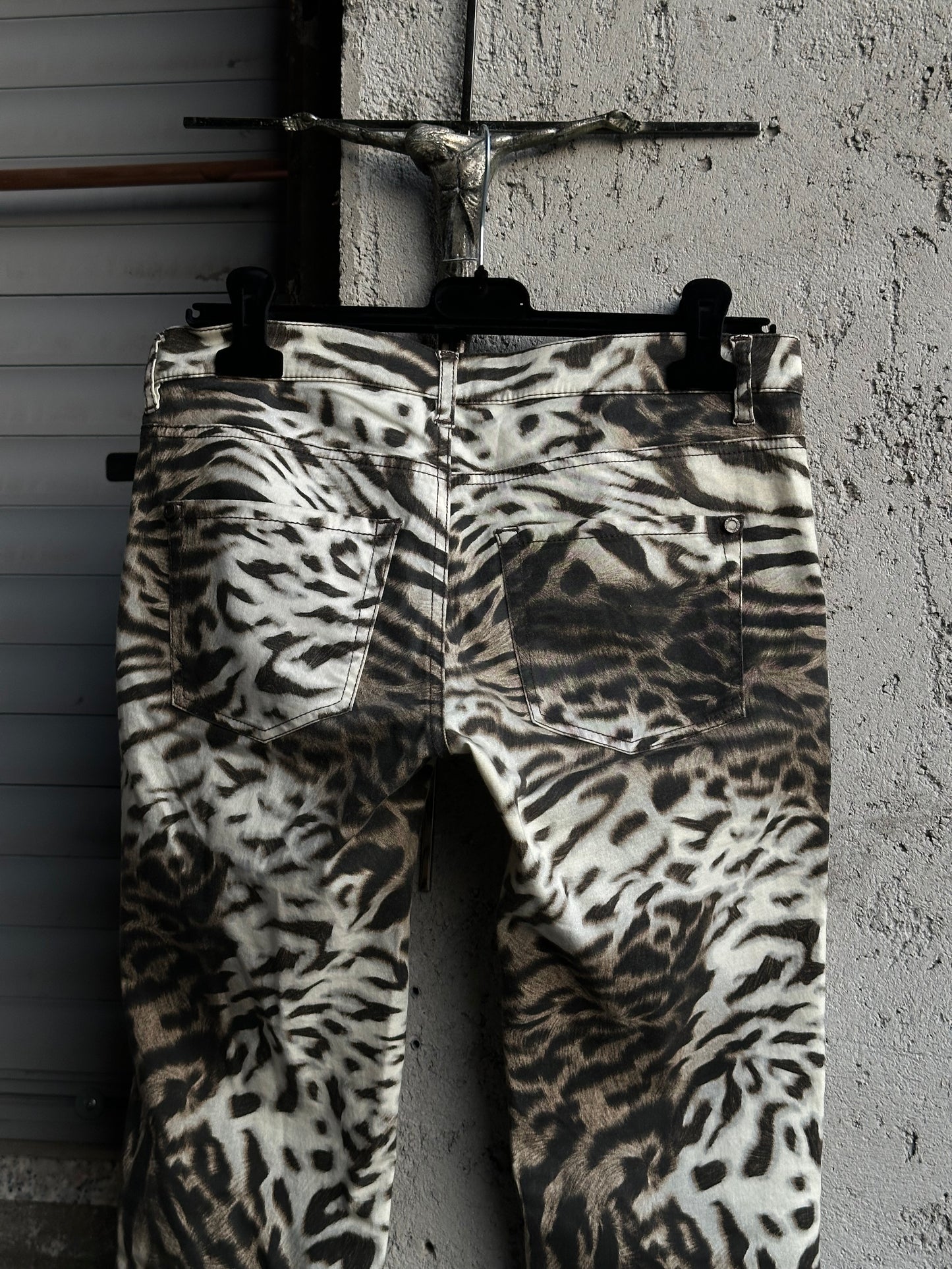 PLEIN SUD ANIMALIER COTTON PANTS