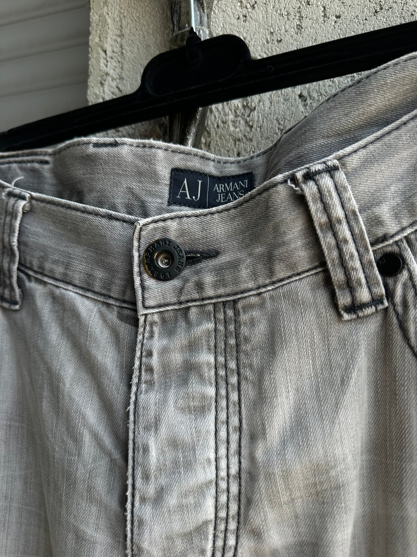 ARMANI GREY DENIM PANTS