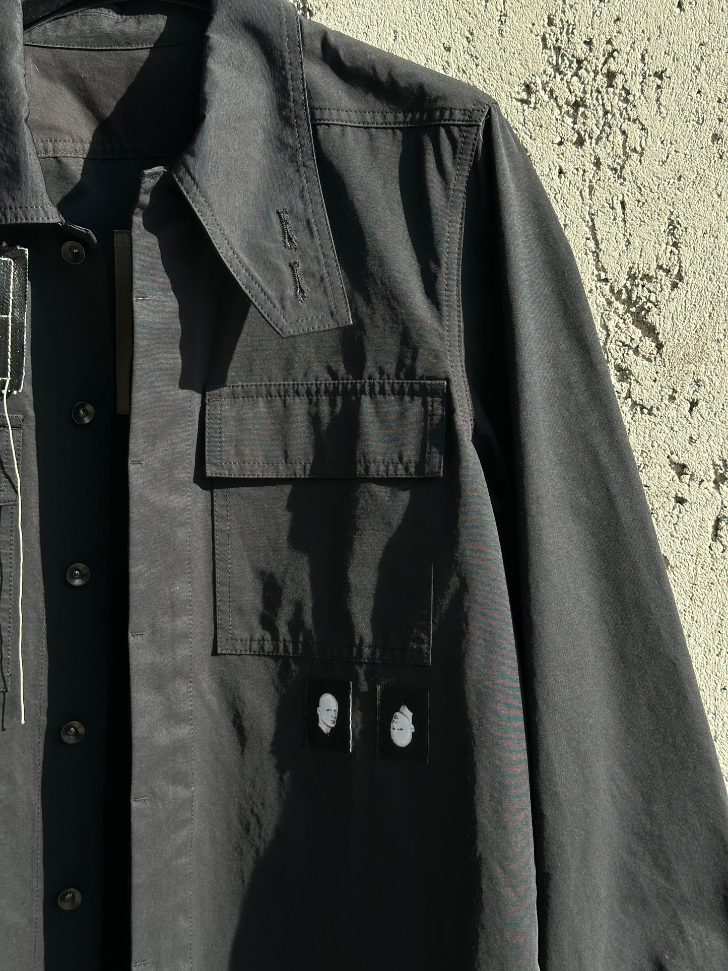 RICK OWENS DRKSHDW BLACK SHIRT