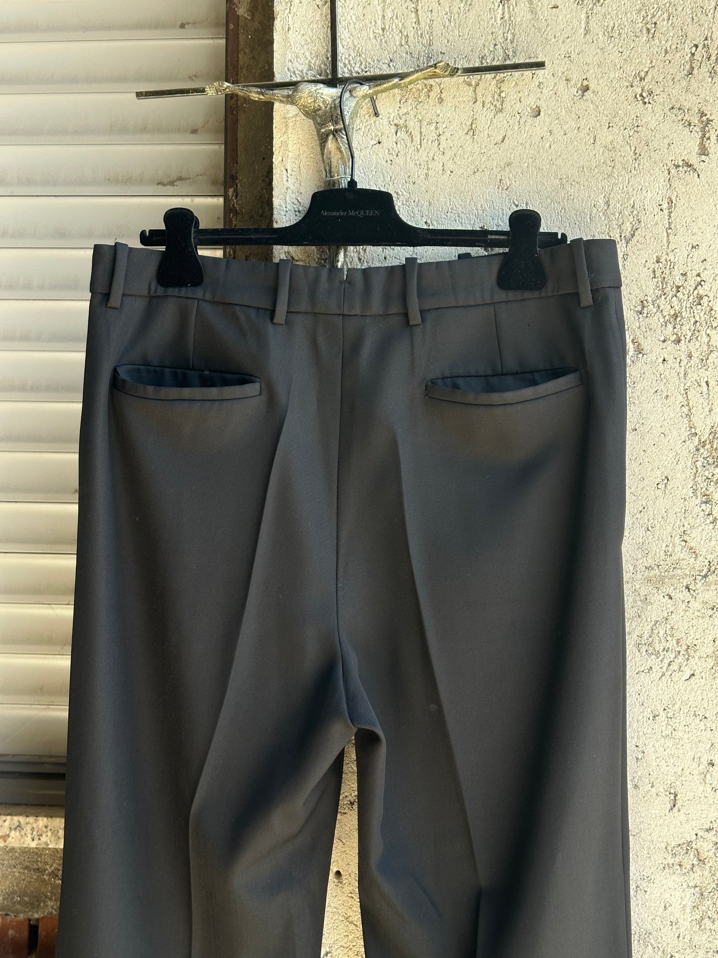 ANN DEMEULEMEESTER CLASSIC STRAIGHT-LEG TROUSERS