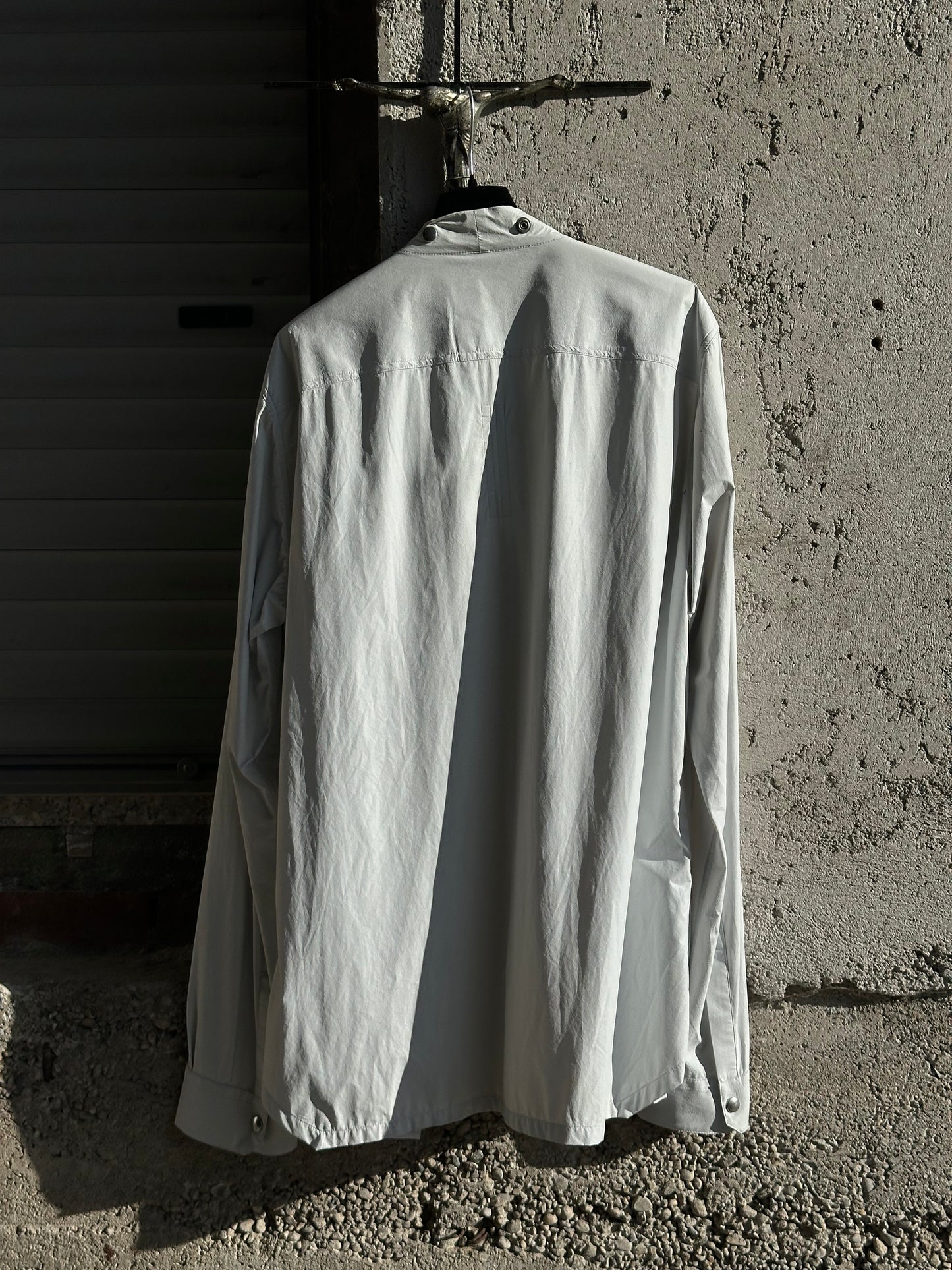 RICK OWENS TECUATL S/S 20 WHITE SHIRT