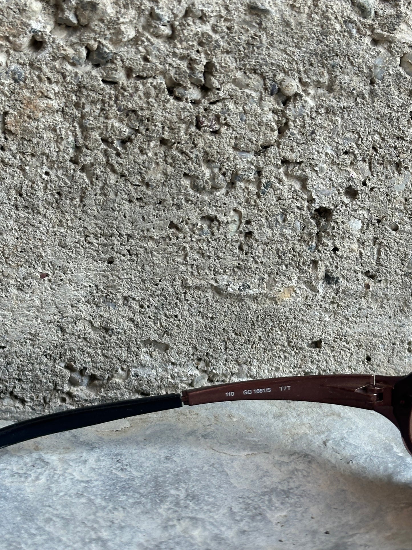 GUCCI BURGUNDY GG 1661/S SUNGLASSES