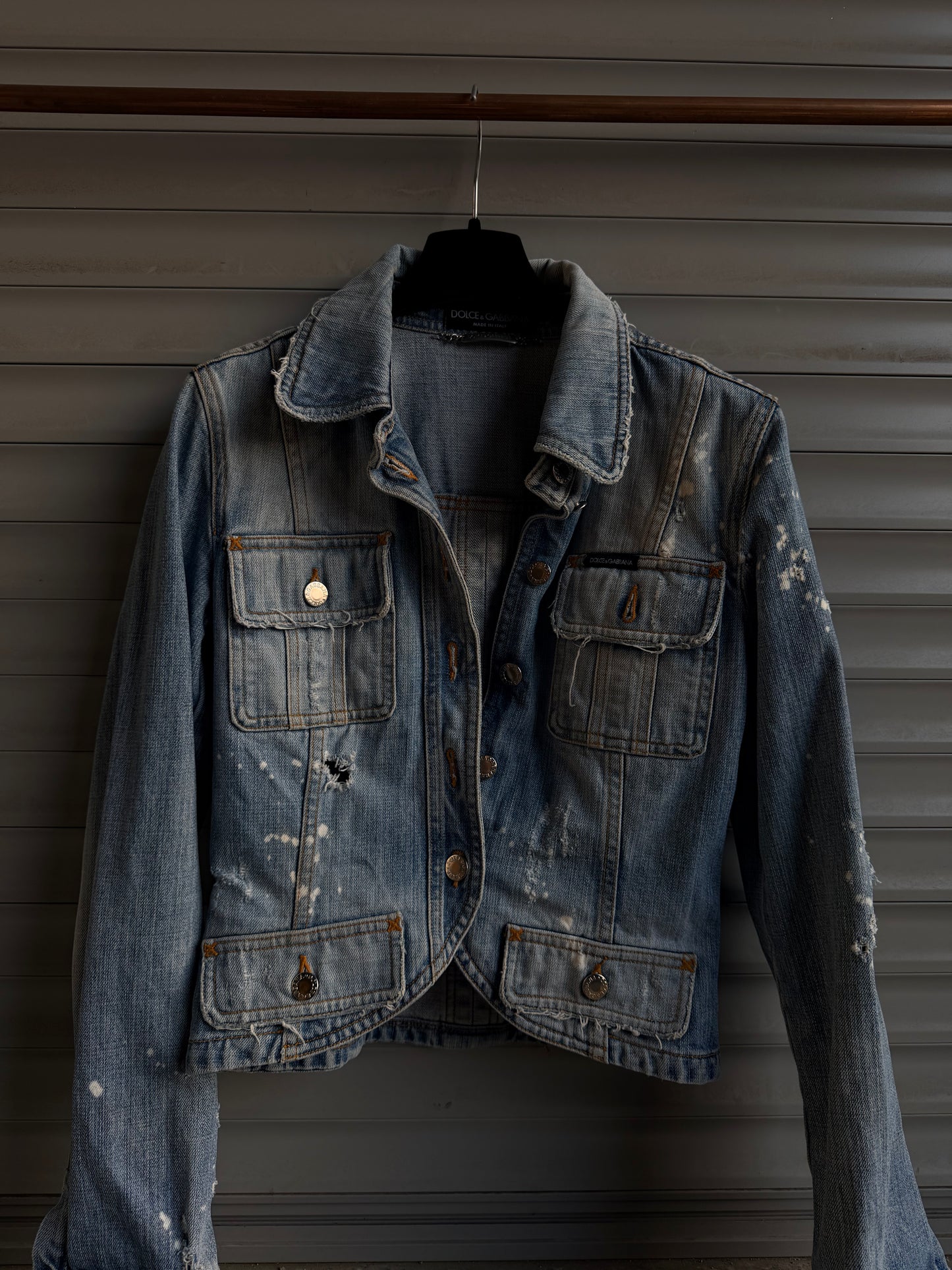 DOLCE & GABBANA DENIM BLAZER