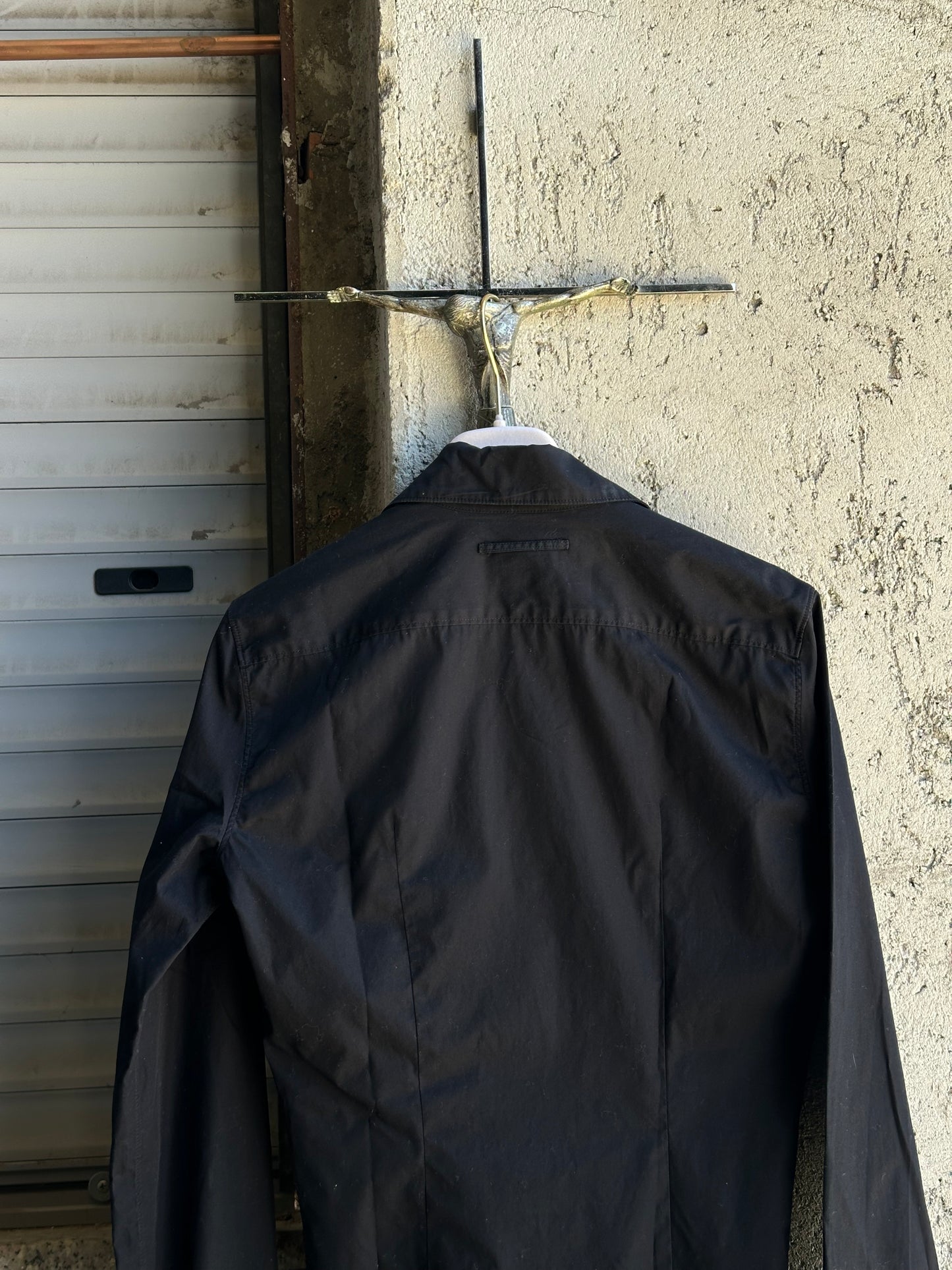 JEAN PAUL GAULTIER SUPER SLEEVE BLACK SHIRT