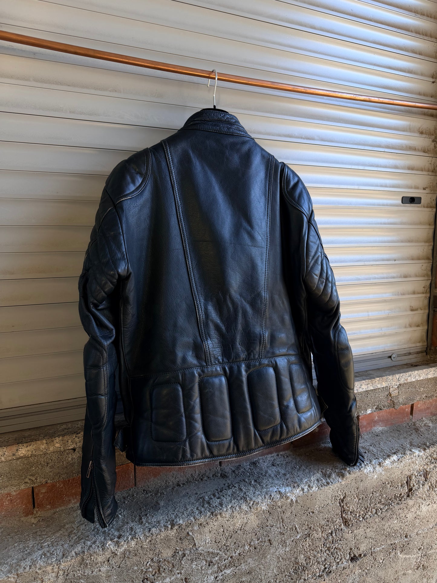 MOTOR LEATHER BIKER JACKET