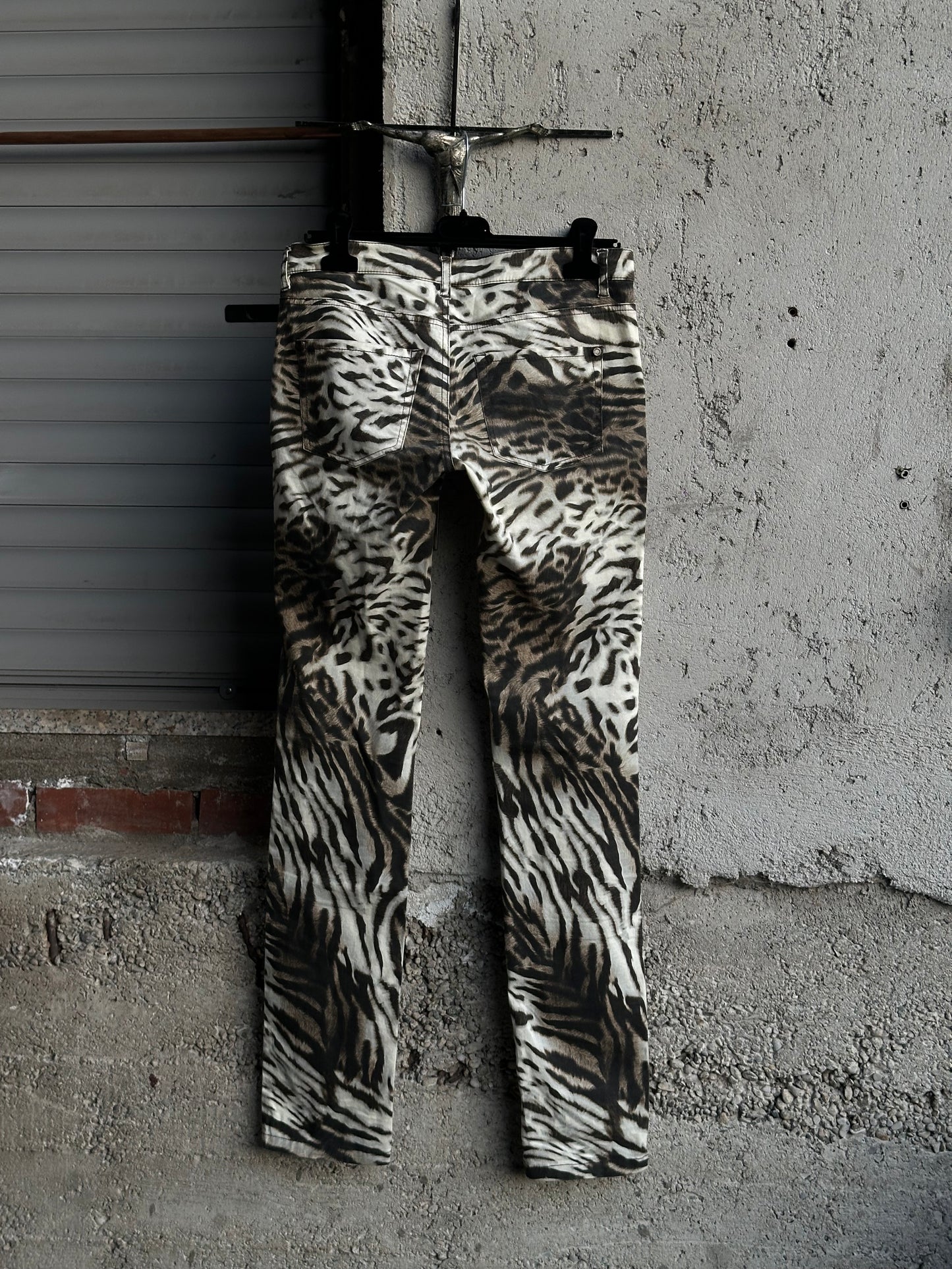 PLEIN SUD ANIMALIER COTTON PANTS