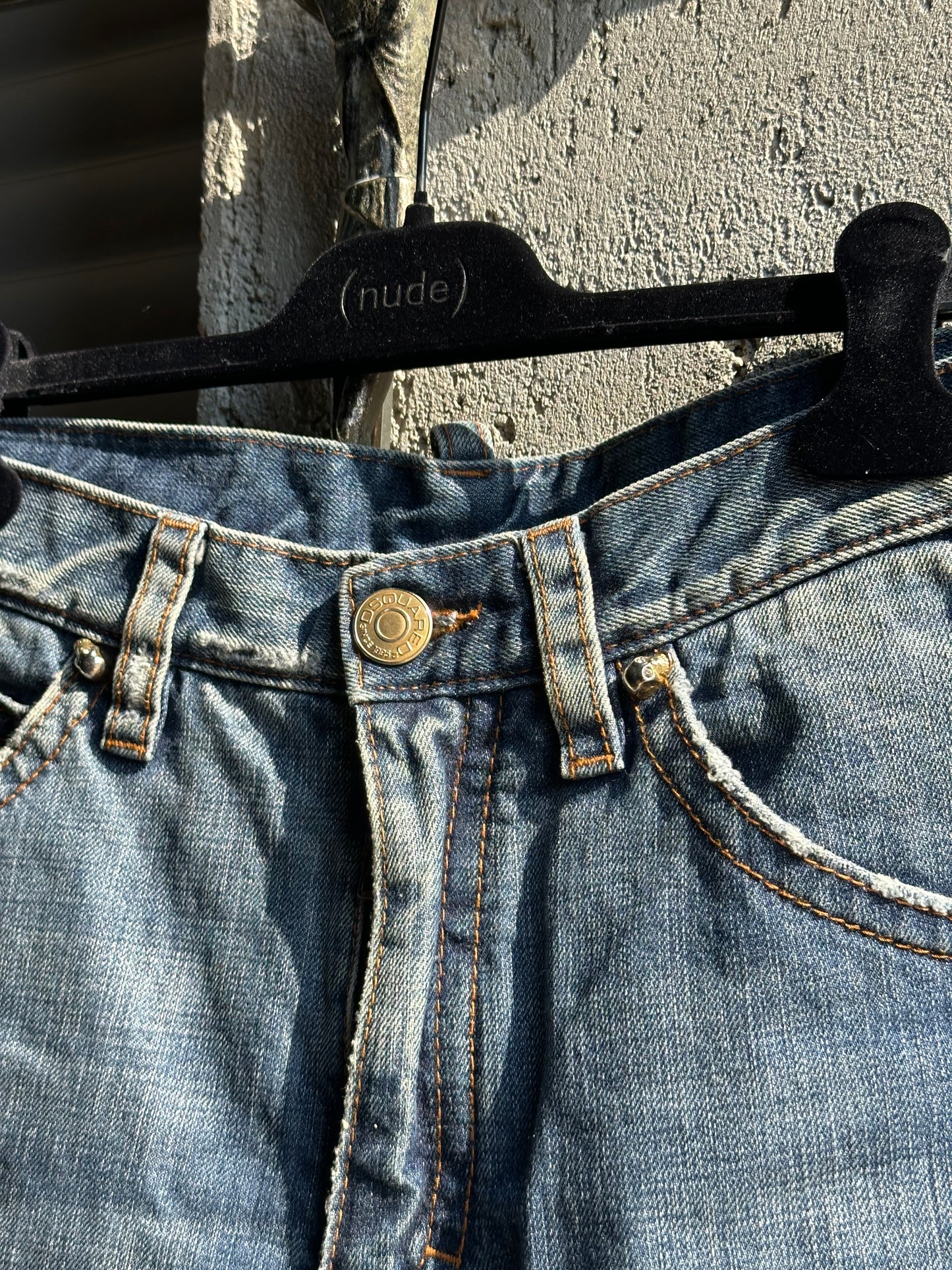 DSQUARED2 FAITH DENIM JORTS
