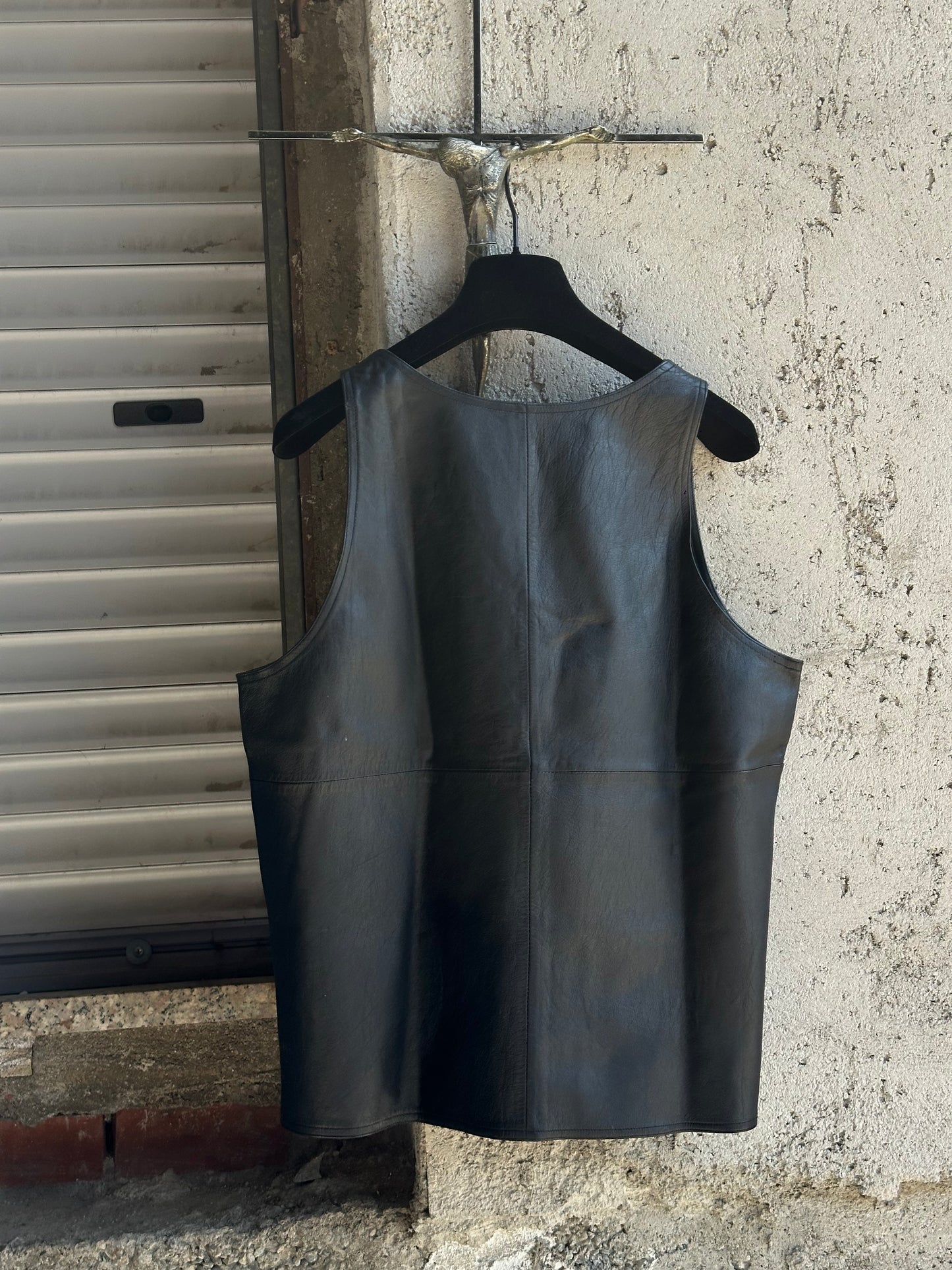 LEATHER TANK TOP