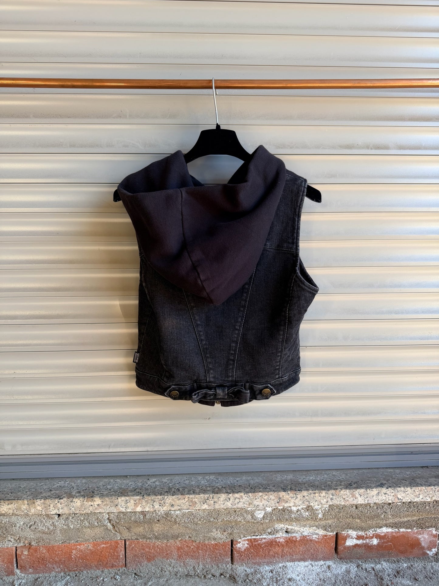 DIESEL TOP HOODED DENIM