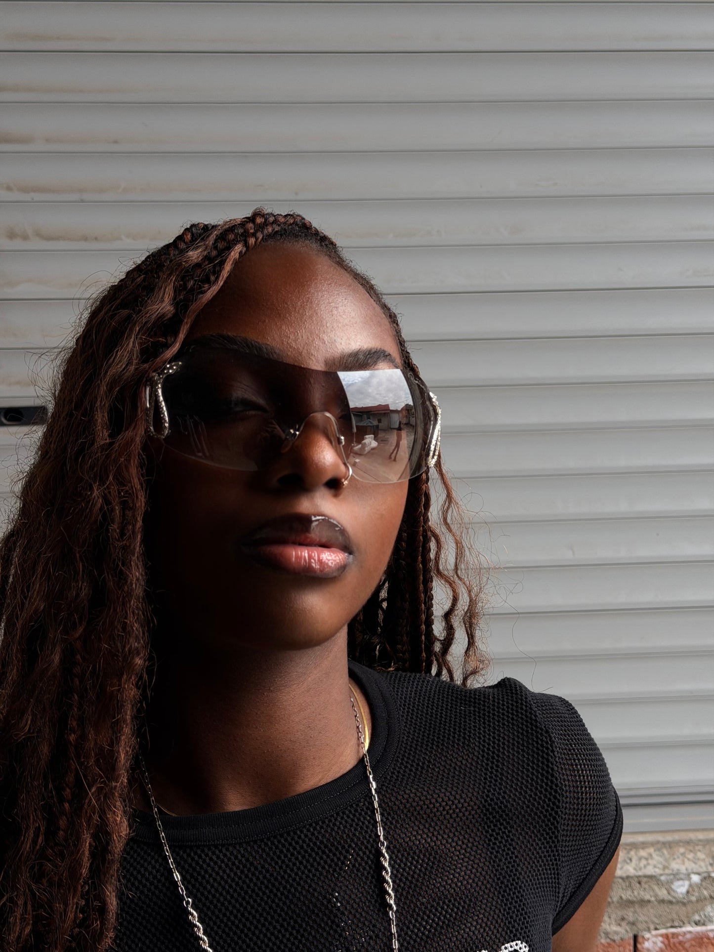 ROBERTO CAVALLI RHINESTONES SNAKE SUNGLASSES