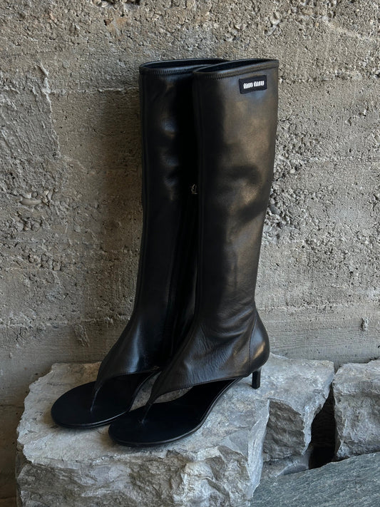 MIU MIU THONG BOOTS