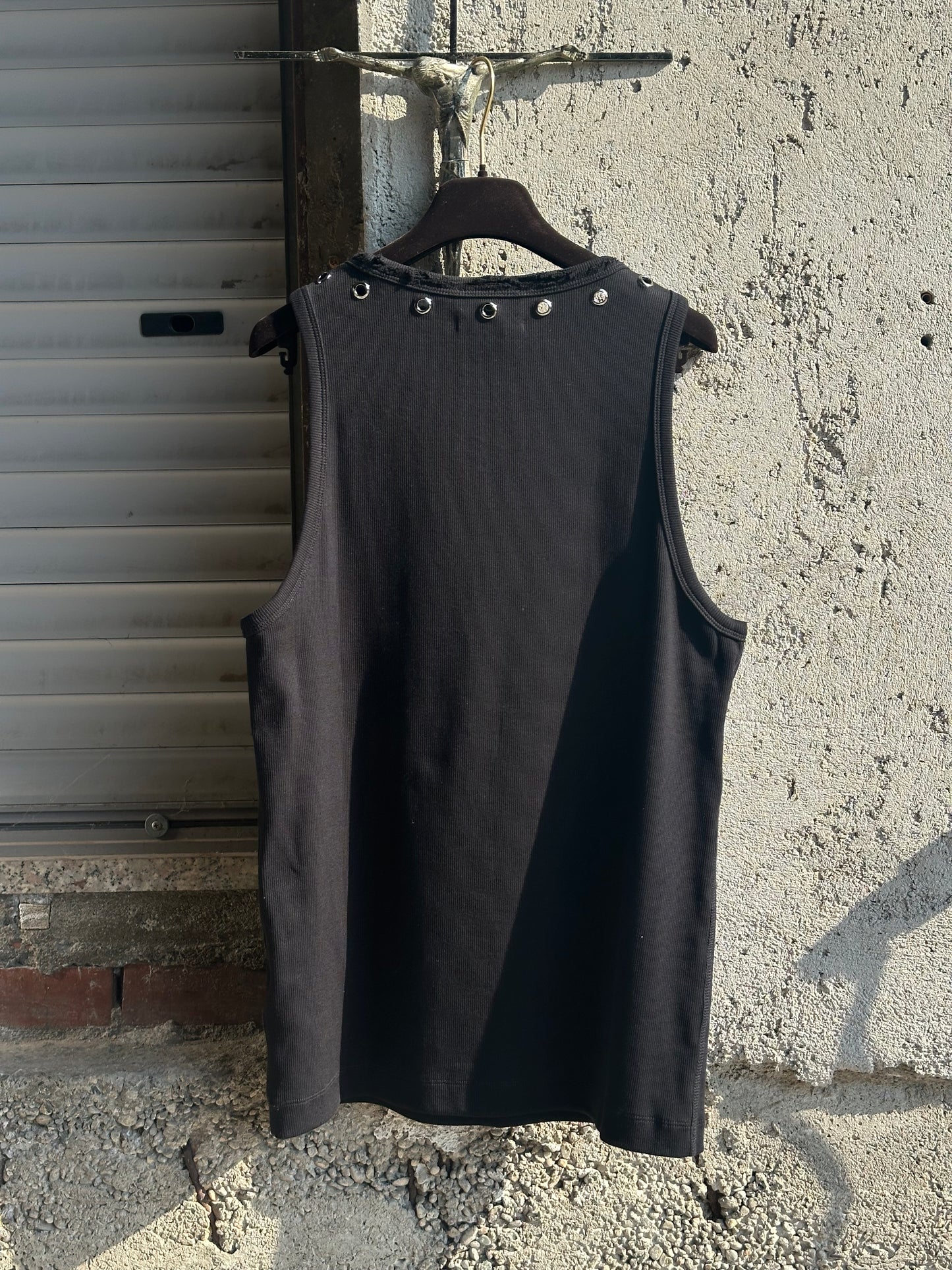 REWORKED EYELETS TANK TOP