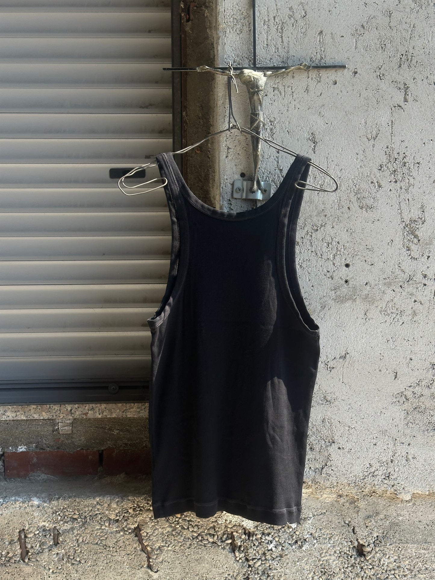 DOLCE & GABBANA BLACK TANK TOP