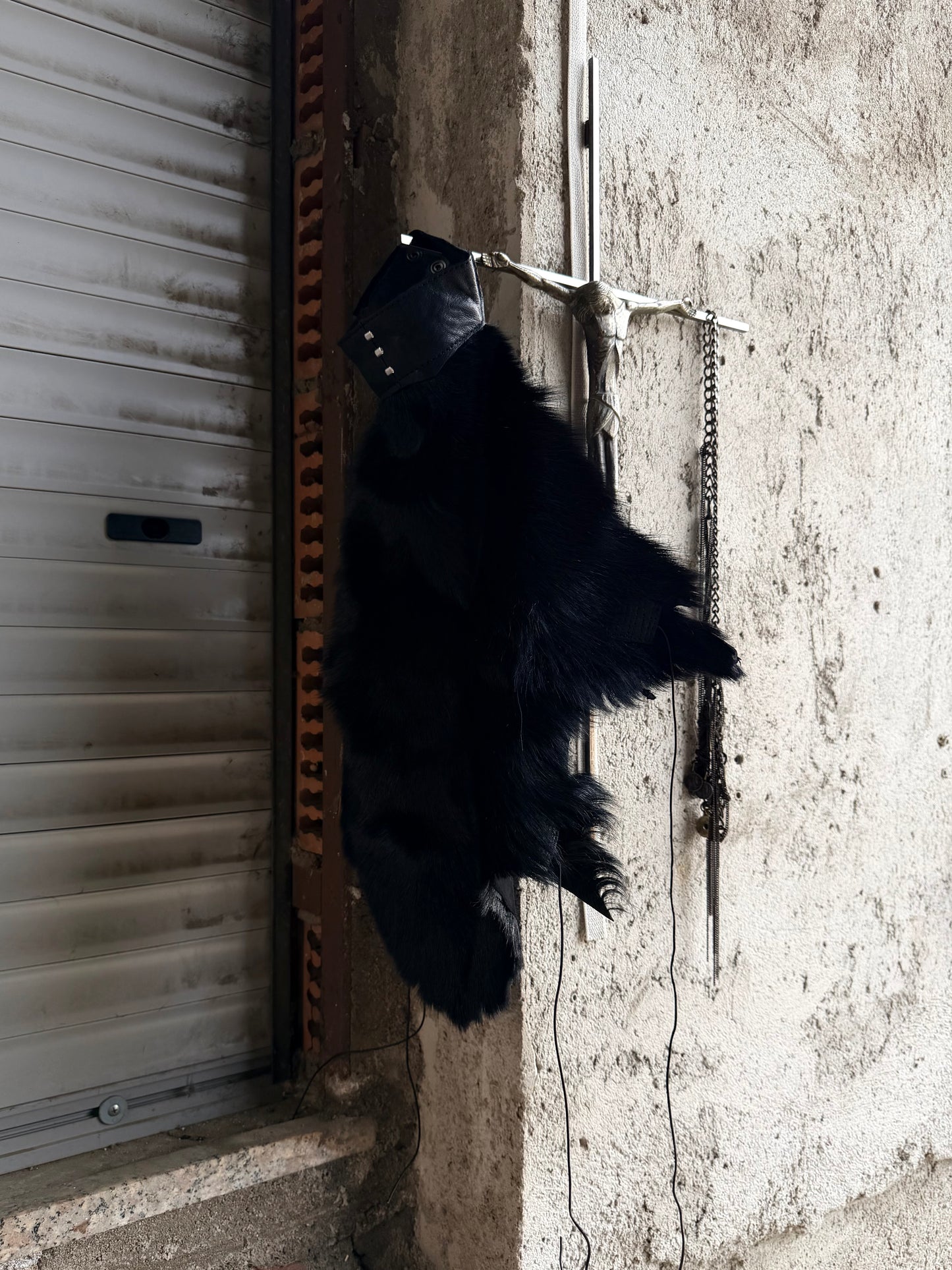 STYRAX HANDMADE GOAT SHERLING TOP