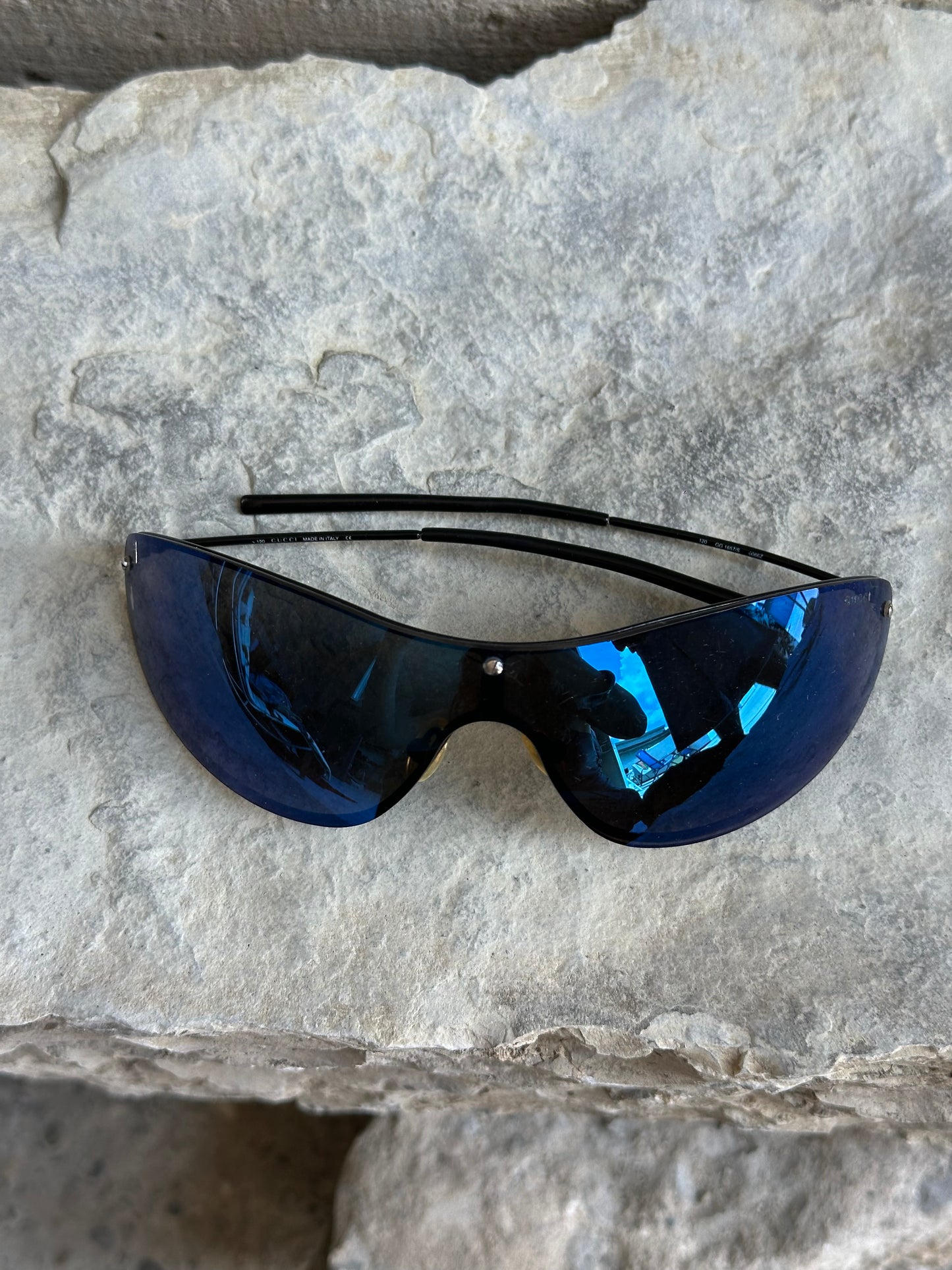 GUCCI TOM FORD ERA GG 1657/S BLUE MIRRORED SUNGLASSES