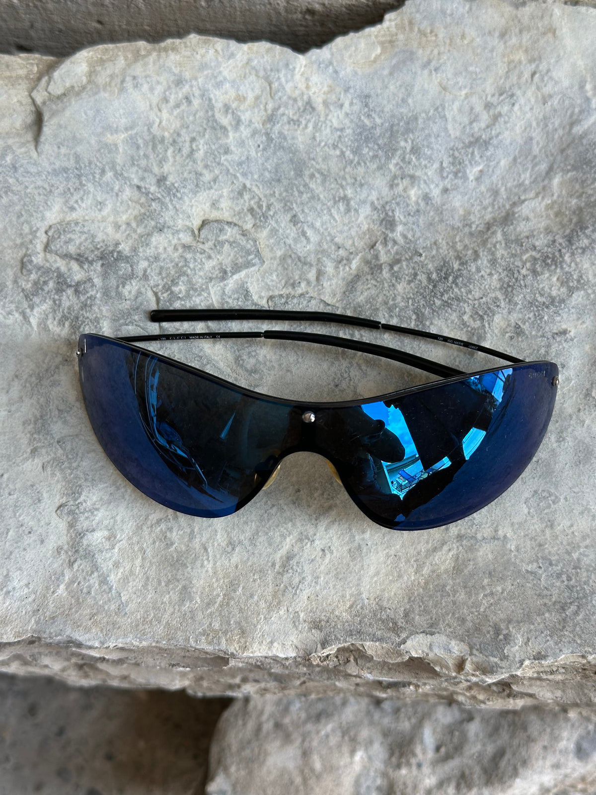 GUCCI TOM FORD ERA GG 1657/S BLUE MIRRORED SUNGLASSES