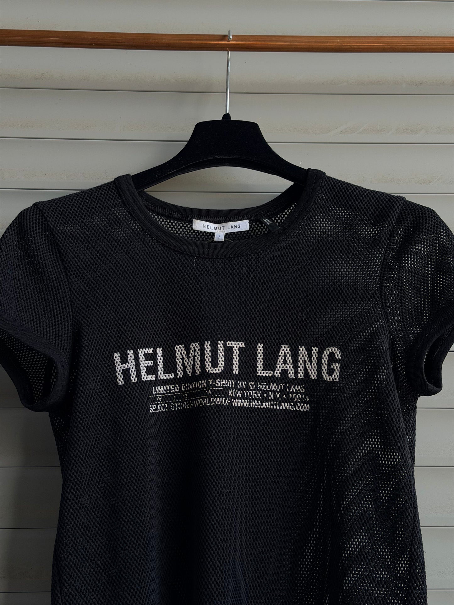 HELMUT LANG TRANSPARENT T-SHIRT