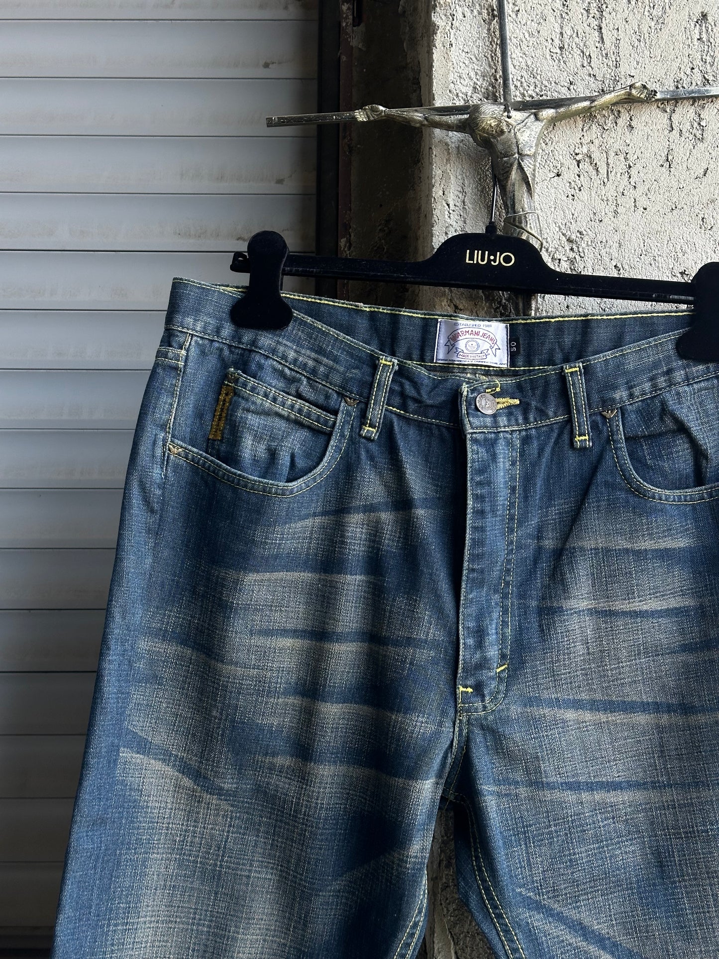 ARMANI BAGGY DENIM PANTS